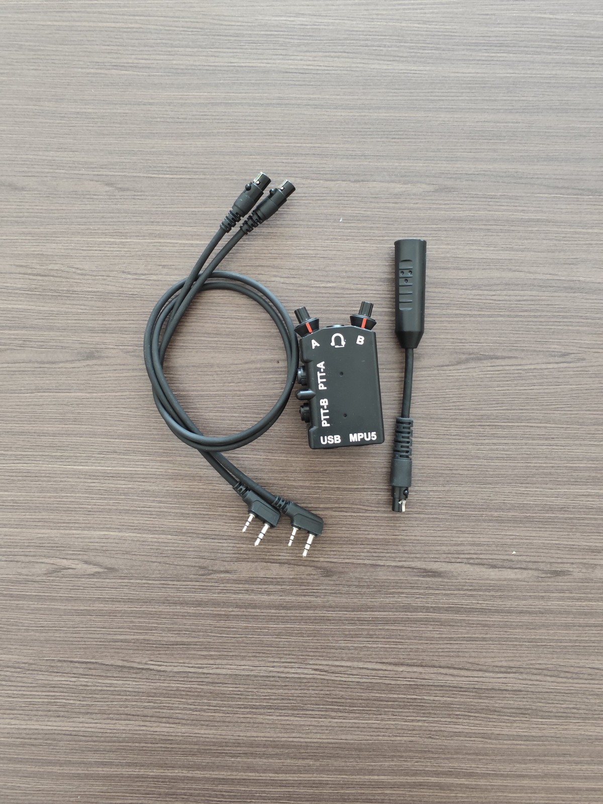 Dual Channel DUALTactical Intercom Ptt Button K-Head Tactical Connector