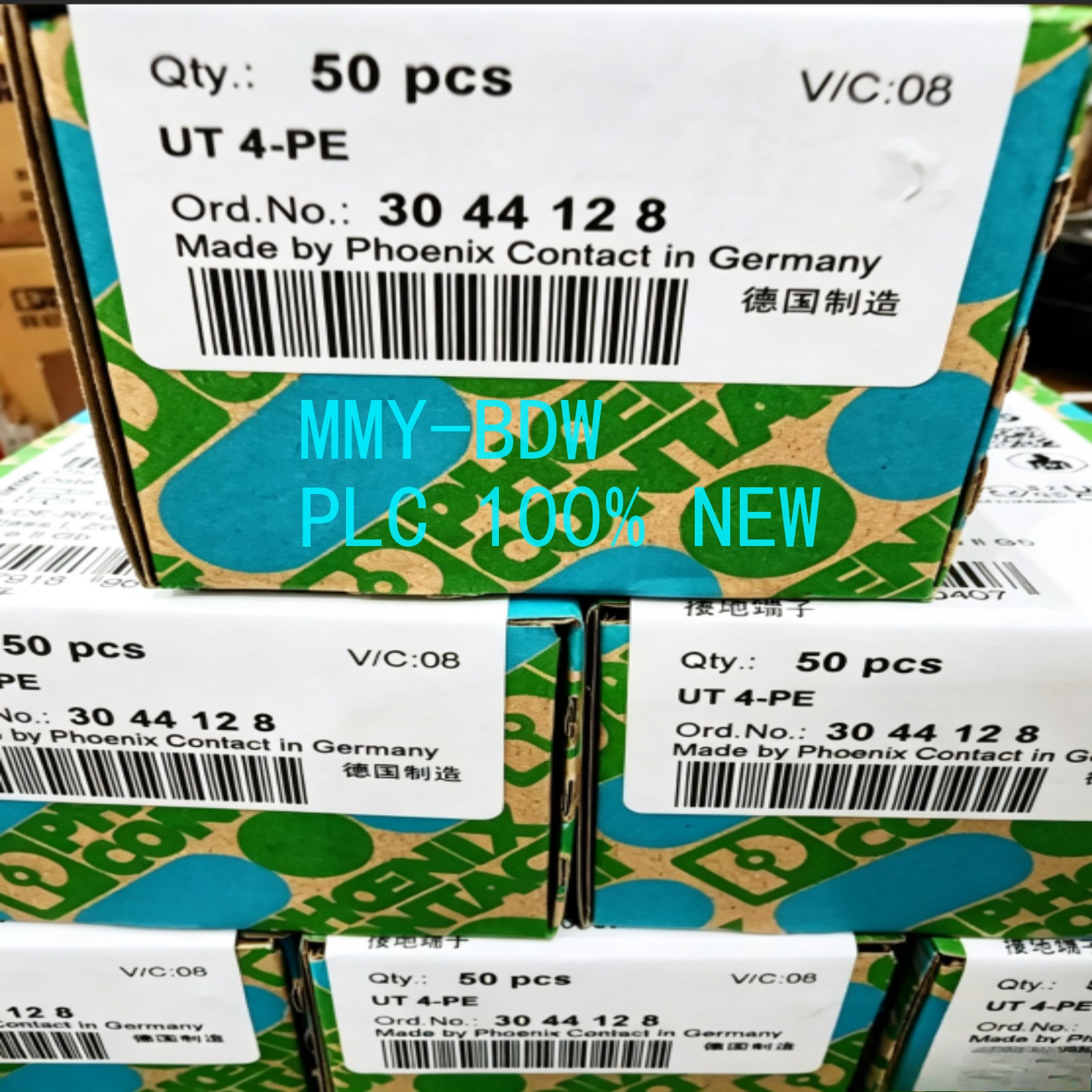 50PC/box New Phoenix Contact 3044128 Grounding Terminal UT 4-PE Fast Shipping 50PC/box New Phoenix Contact 3044128 Grounding Terminal UT 4-PE Fast Shipping