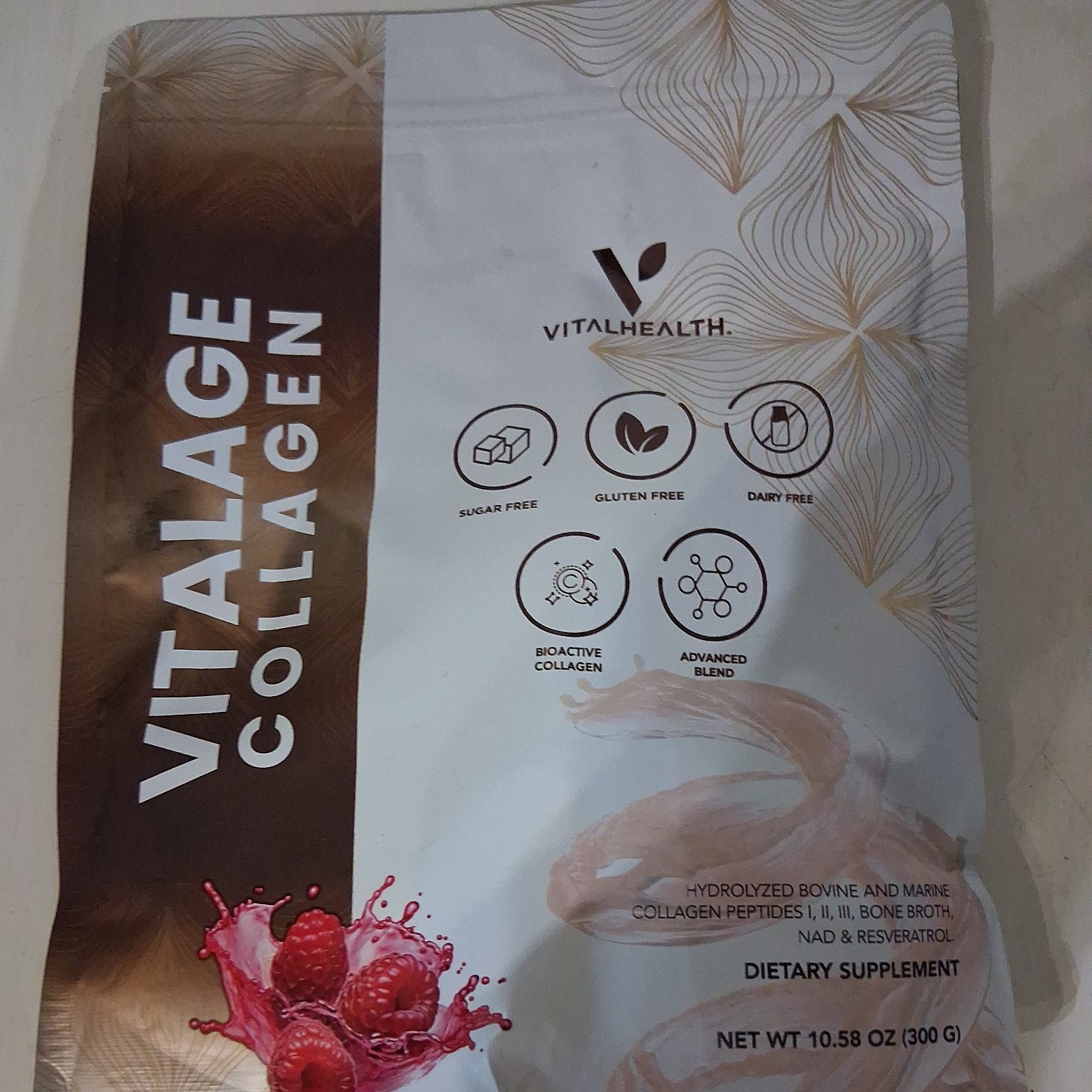 VitalHealth Vitalage Collagen 10.58 oz - New / Sealed Vital Health Exp 6/2027