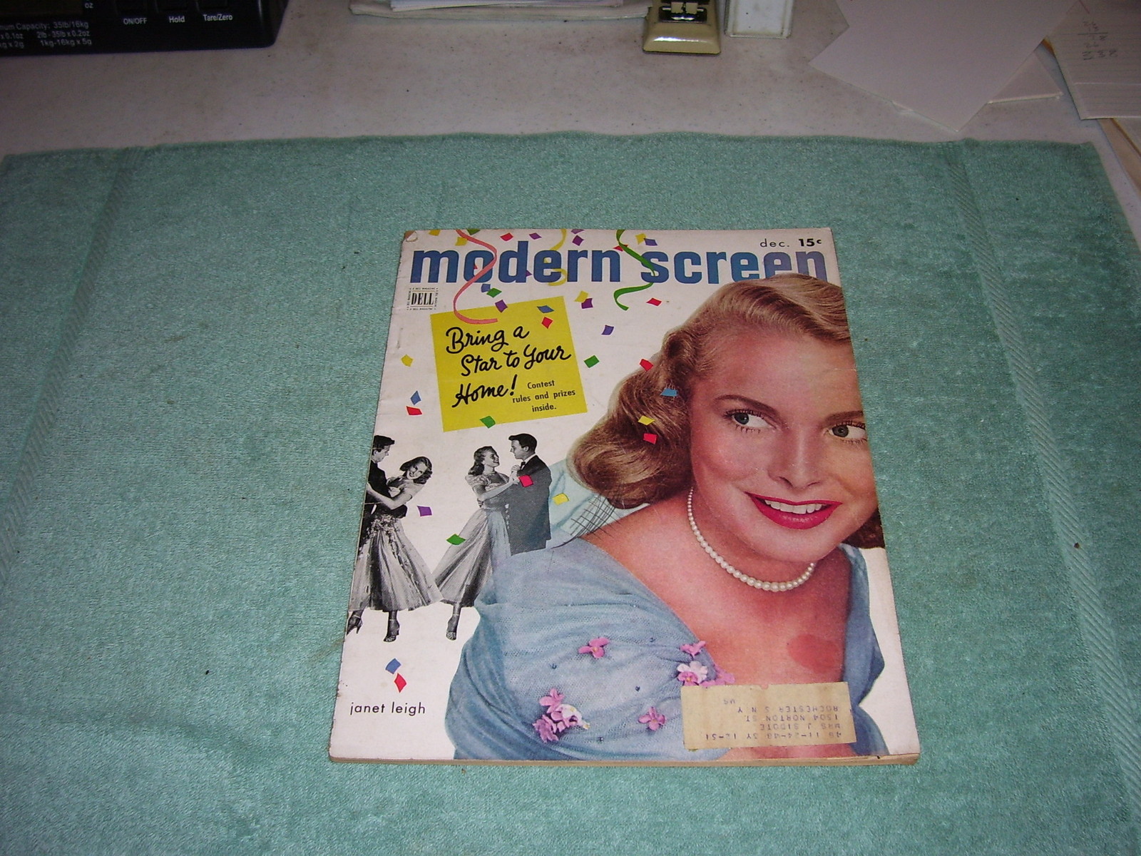 MODERN SCREEN MAGAZINE, DECEMBER 1950, JANET LEIGH, LIZ TAYLOR, GENE AUTRY