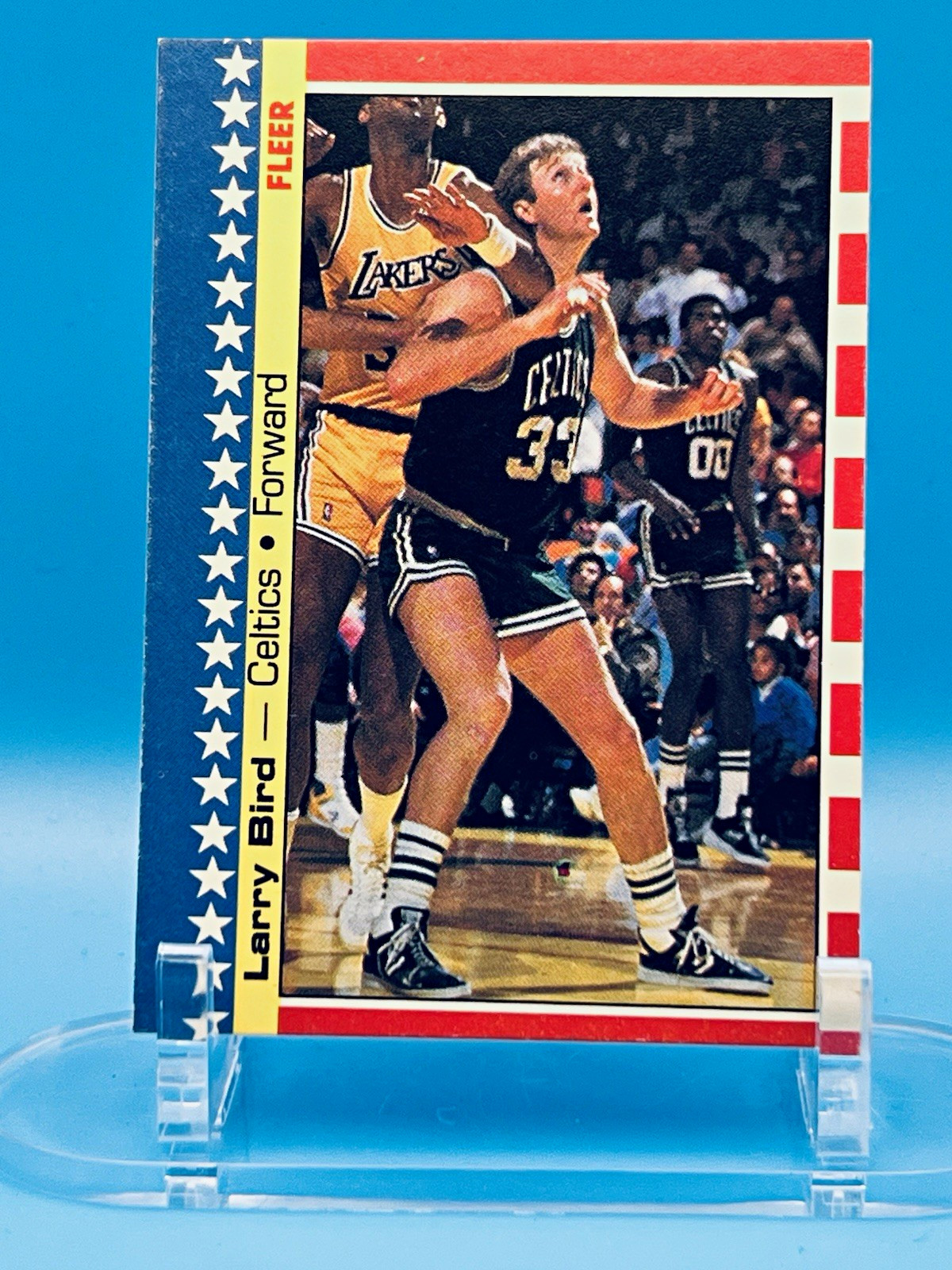 Fleer 1987 Fleer Insert Larry Bird Boston Celtics #4 of 11 NBA Card Fleer 1987 Fleer Insert Larry Bird Boston Celtics #4 of 11 NBA Card