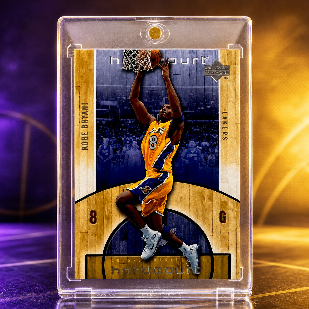 Kobe Bryant 2005-06 Upper Deck Hardcourt Chrome Holo Foil Insert Rare Lakers #8