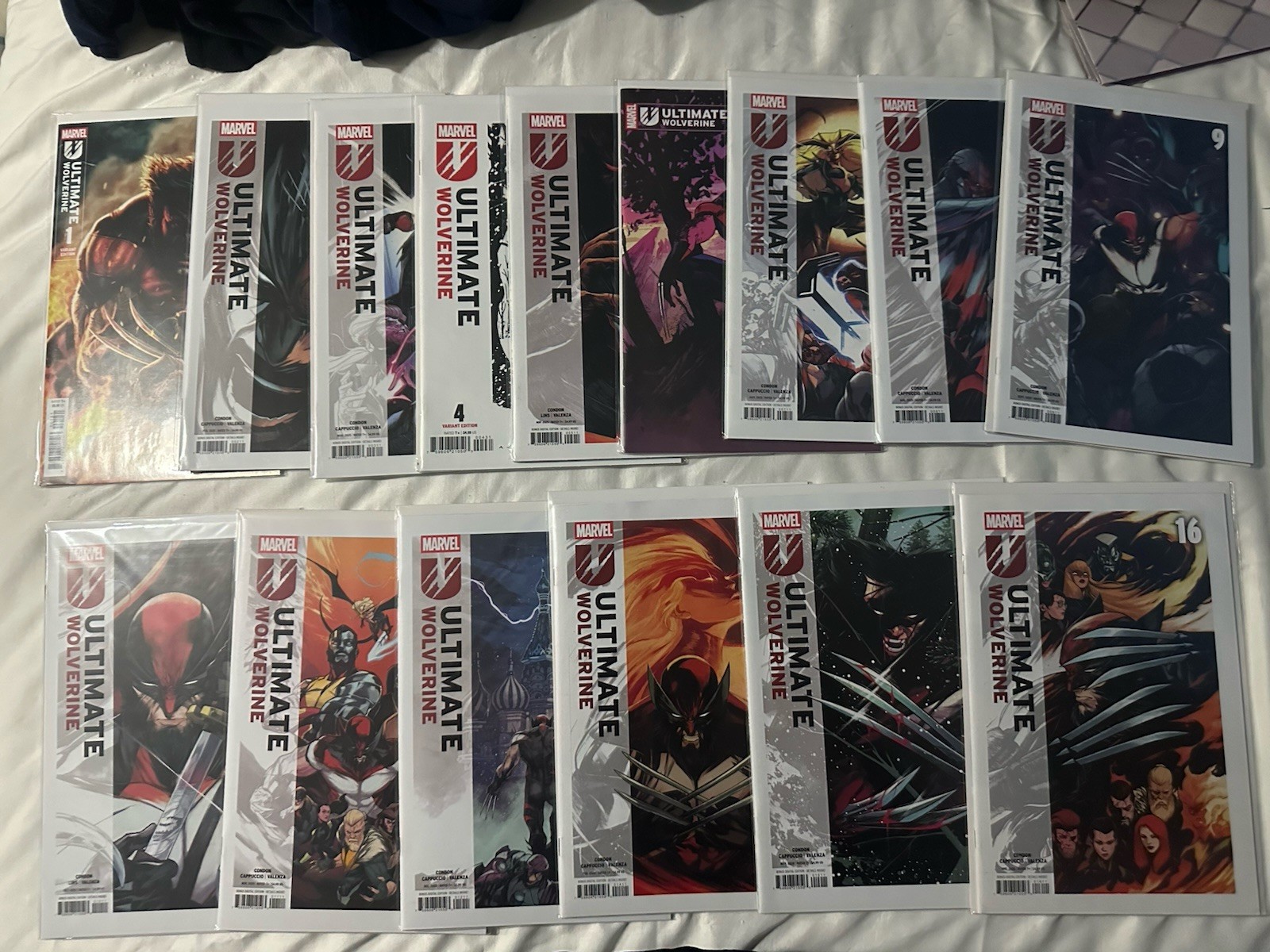 Marvel Ultimate Wolverine Comic Book Modern Age 1-16 (MISSING #13)