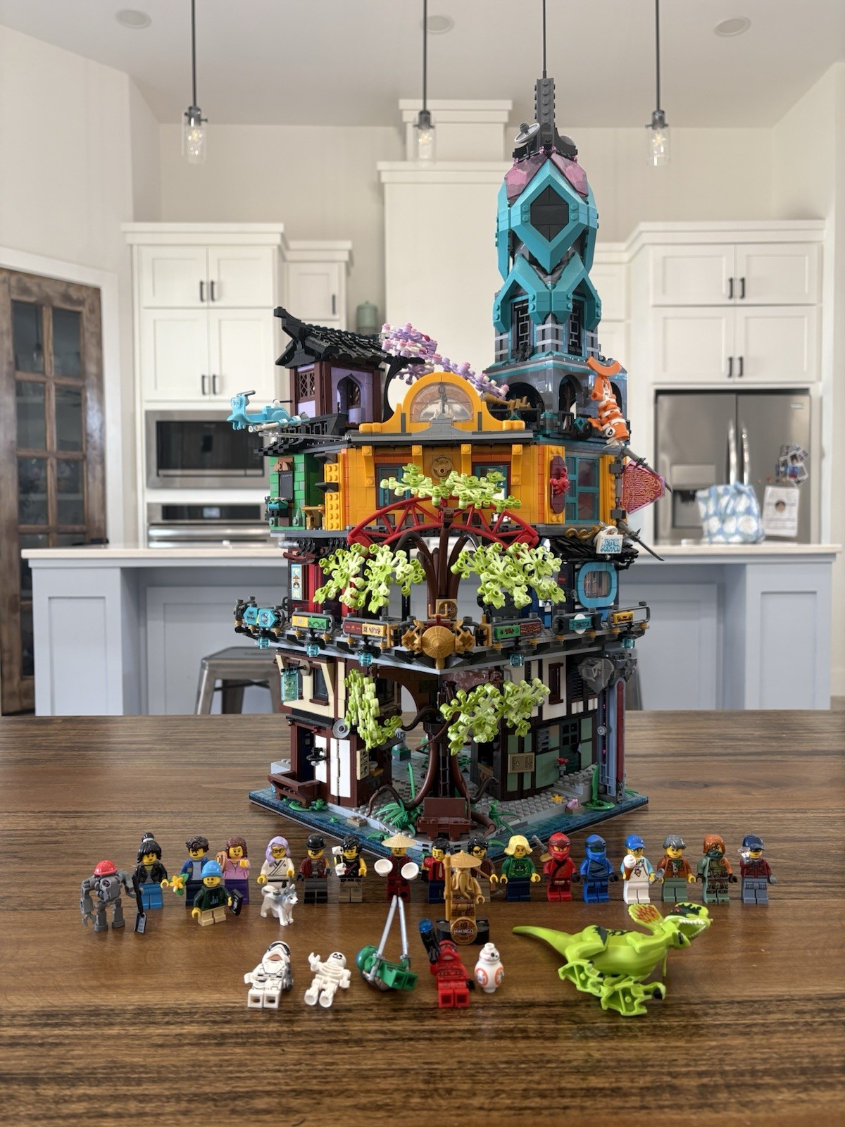 LEGO NINJAGO City Gardens 71741 Complete Set + figures, Retired No Zane memorial LEGO NINJAGO City Gardens 71741 Complete Set + figures, Retired No Zane memorial