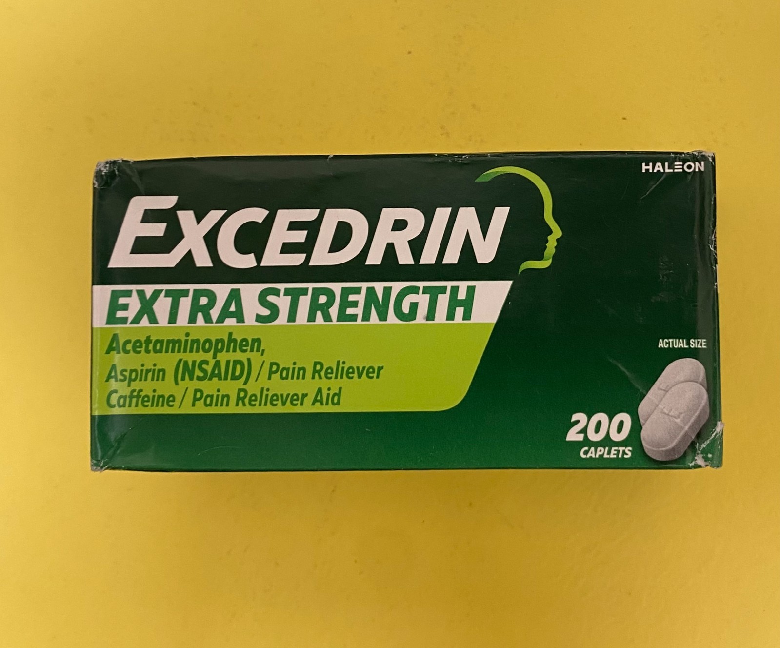 Excedrin Extra Strength Headache 200 Caplets EXP: 03/2027+ Excedrin Extra Strength Headache 200 Caplets EXP: 03/2027+