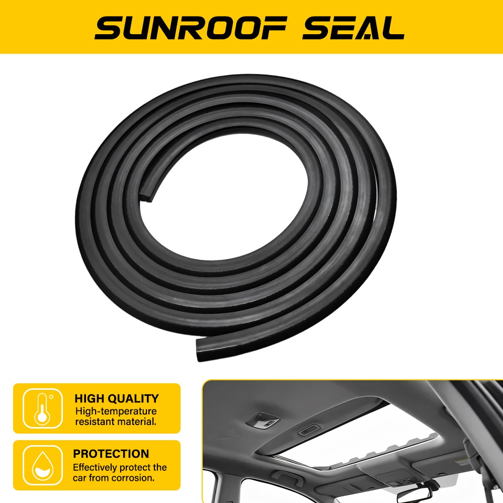 8D0877297 Sunroof Glass Gasket Seals Rubber For VW Audi Passat Golf Jetta Beetle