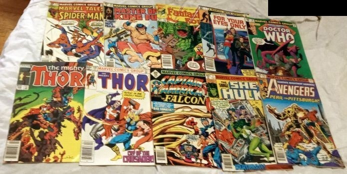 Mixed LOT OF 100 ALL Marvel DC Comic Book Lot most comics Bronze Era to 2023
