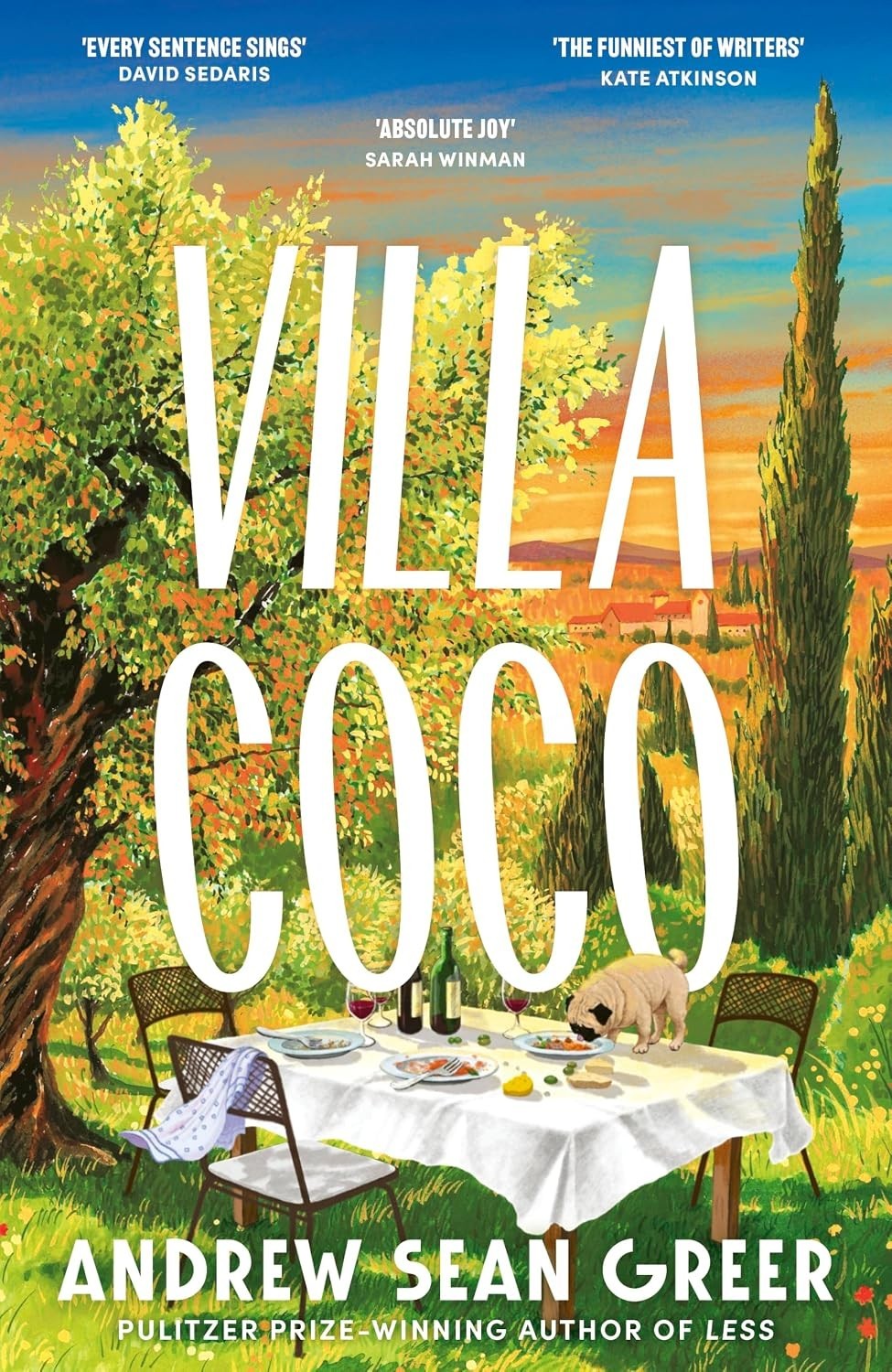 Villa Coco by Andrew Sean Greer Paperback Novel Contemporary Literary Fiction