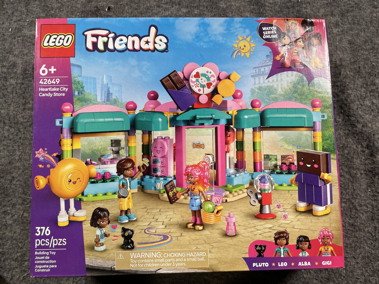LEGO Friends Heartlake Candy Store 42649 376 Pcs 6+ Building Set New Box Wear