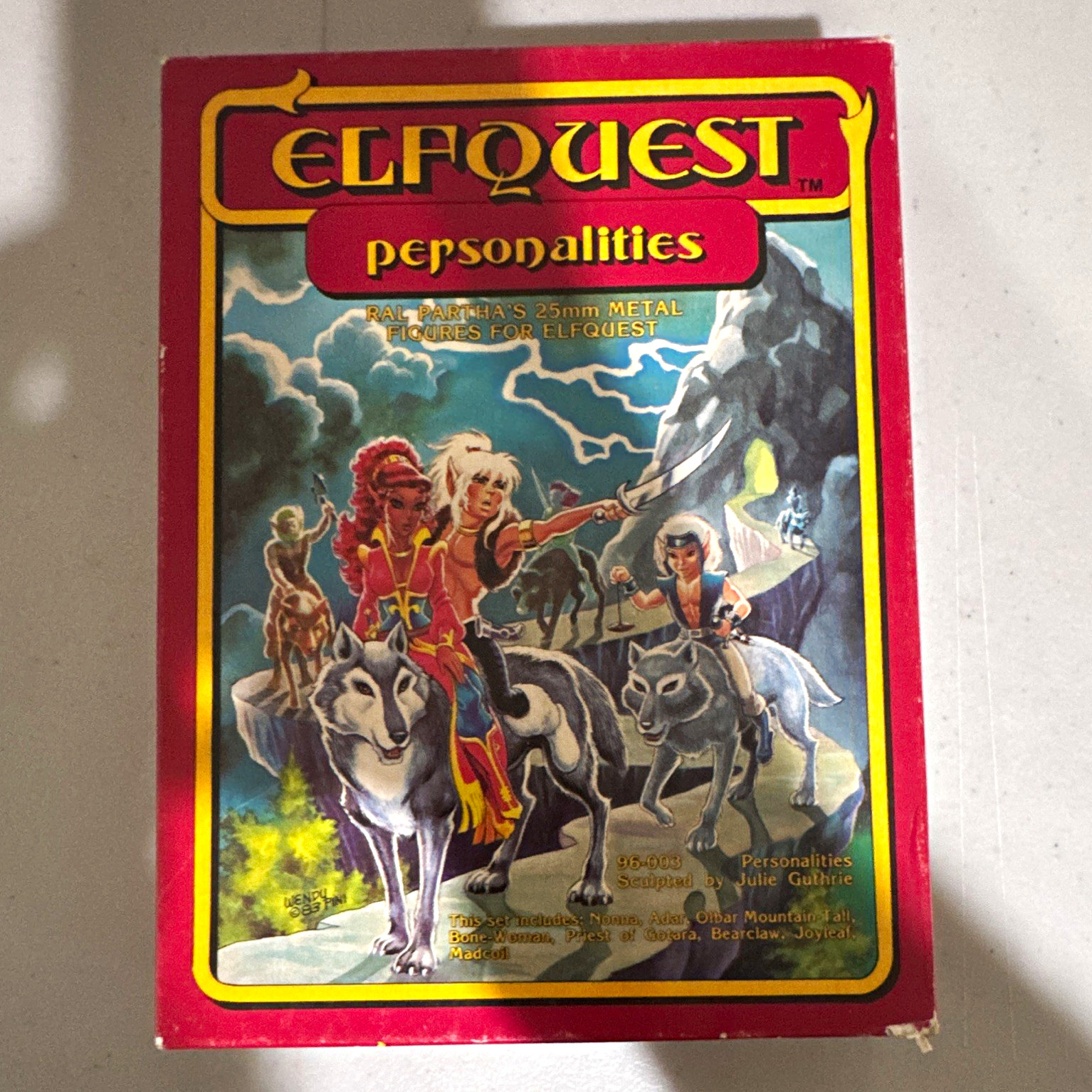 Ral Partha Elfquest Personalities 25mm Metal Miniatures Unpainted 1983 Complete