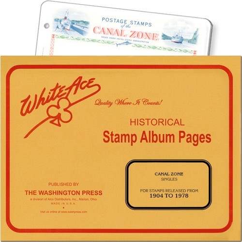 WHITE ACE ALBUM PAGES CANAL ZONE WHITE ACE ALBUM PAGES CANAL ZONE