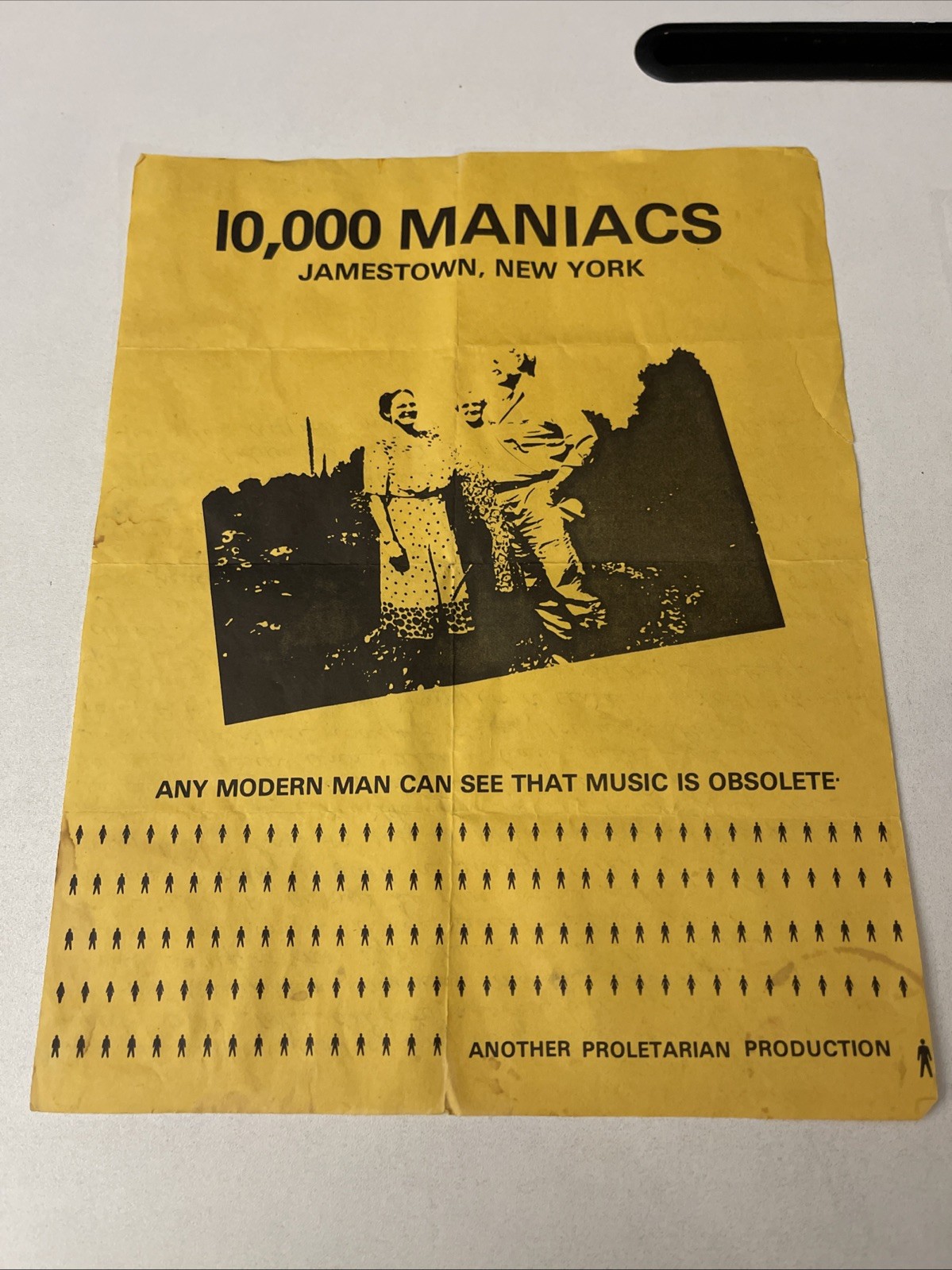 Rare 1981/1982 Flyer 10,000 Maniacs Natalie Merchant