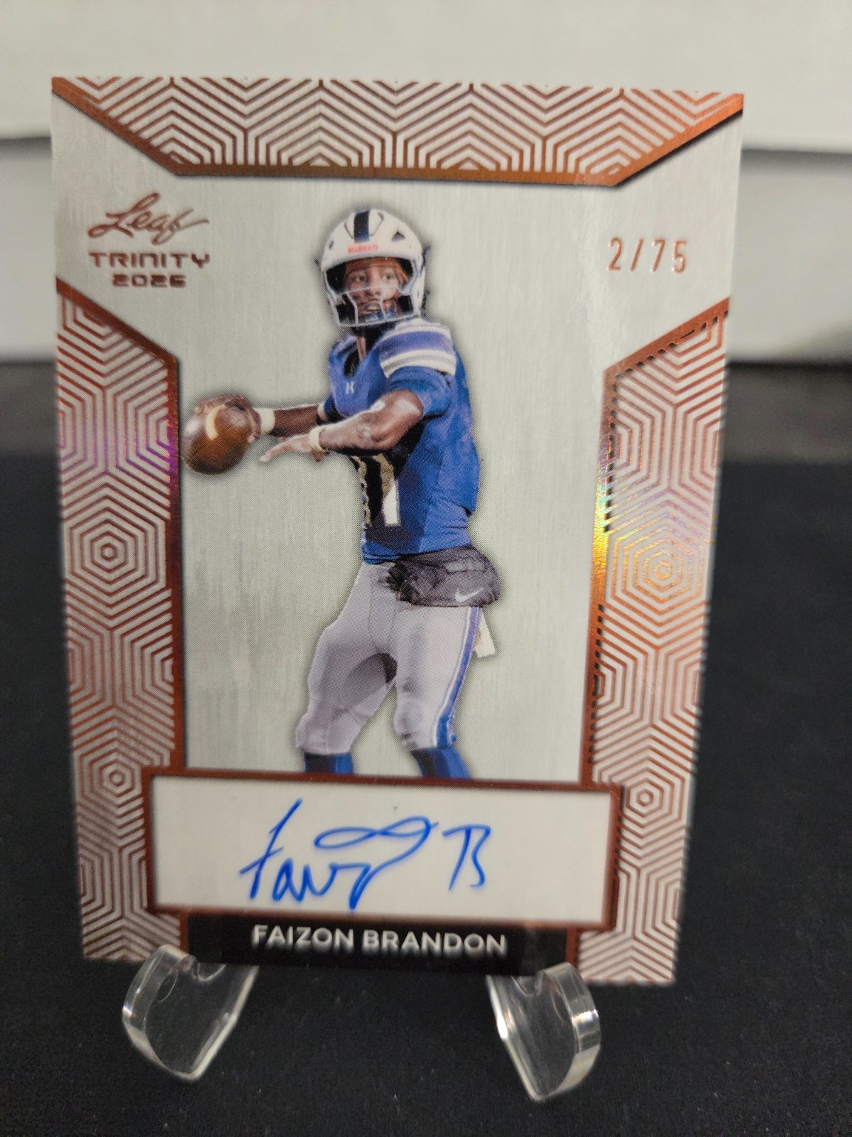 2026 Leaf Trinity #2/75 Bronze Faizon Brandon Auto