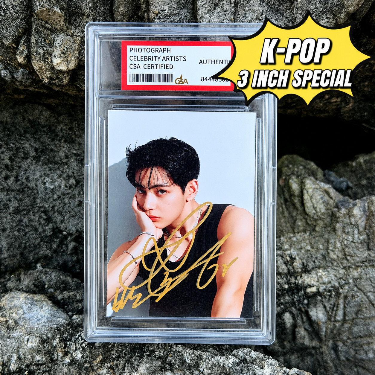 BTS V Kim Taehyung Signed Photo Kpop Korean Star Collectible Gift