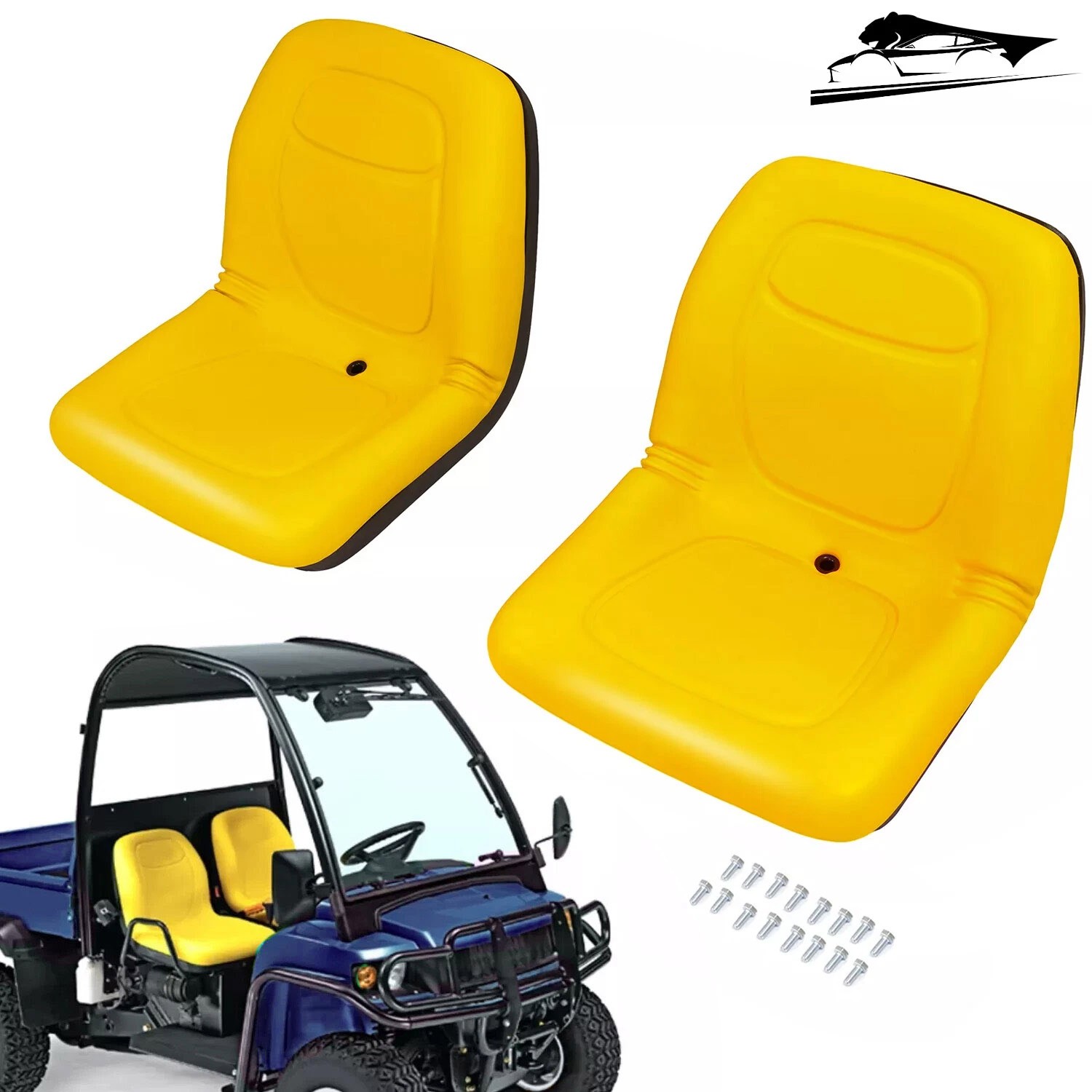 2PCS #VG11696 Seat For John Deere TX 4X2 TURF TX 4X2 Gator TX Gator TH 6X4 Gator