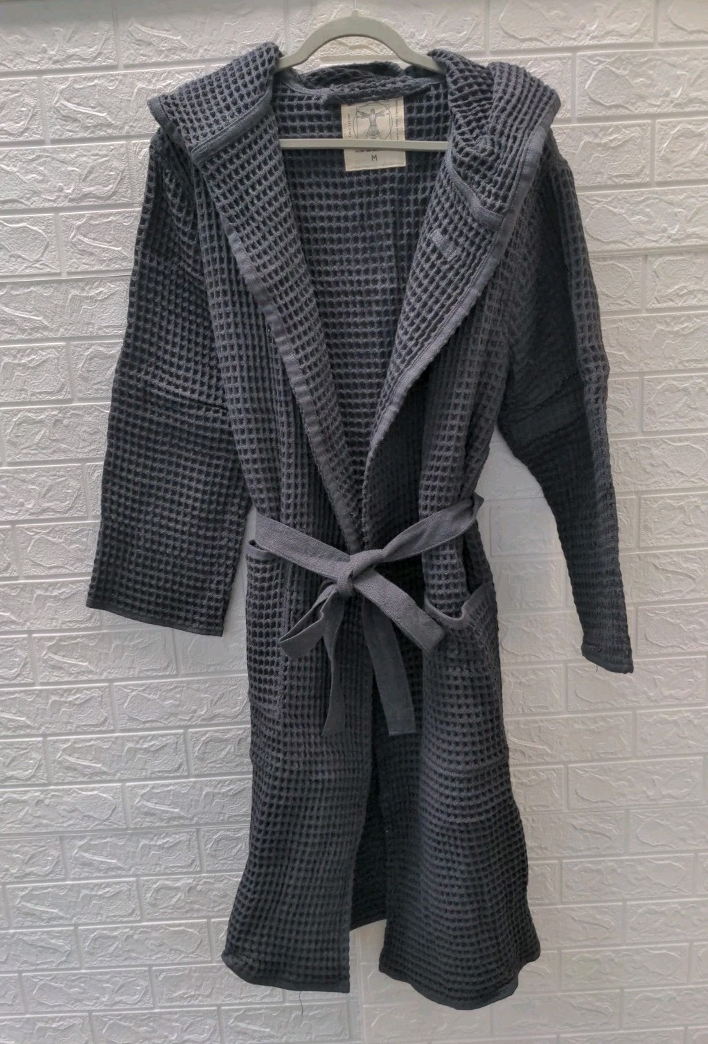 New Casa Mera The Bathrobe Charcoal Unisex Size M