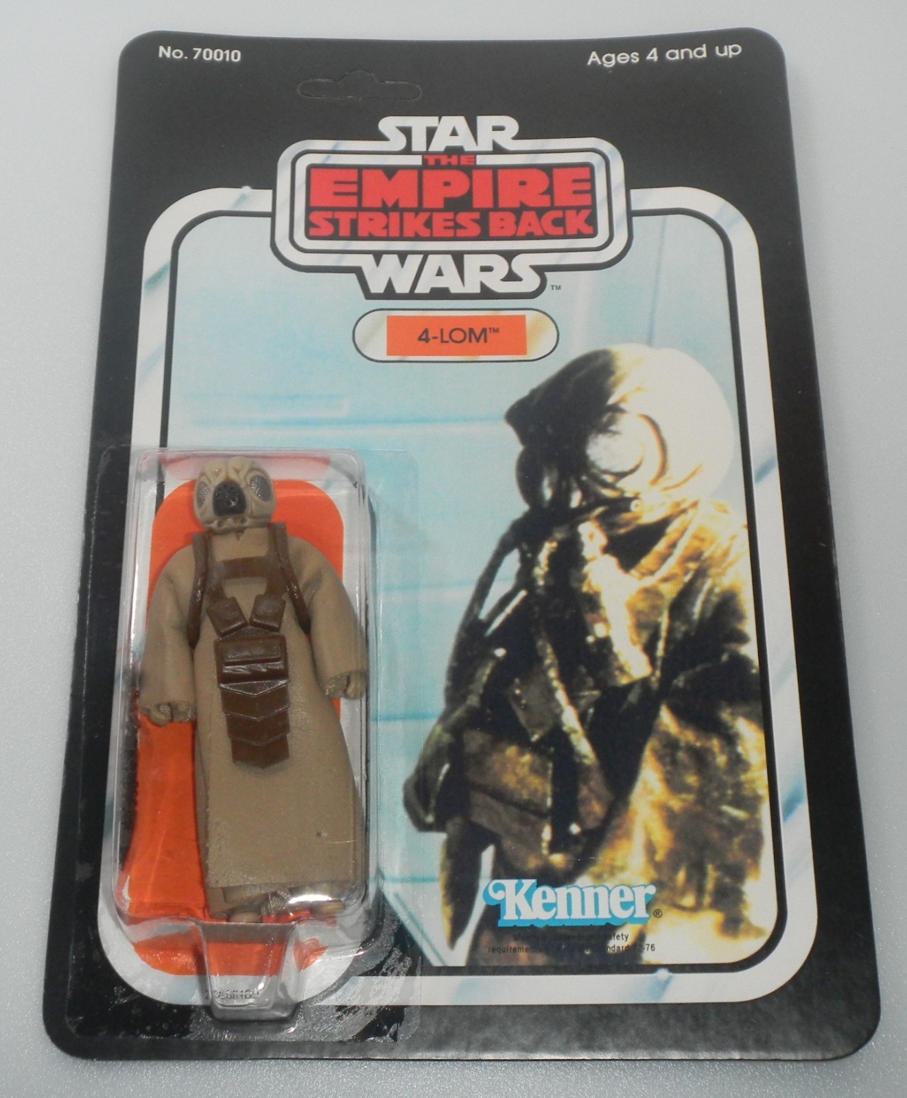 RECARDED 1981 Star Wars ESB 4-Lom 100% Complete Vintage 3.75 Action Figure Lot
