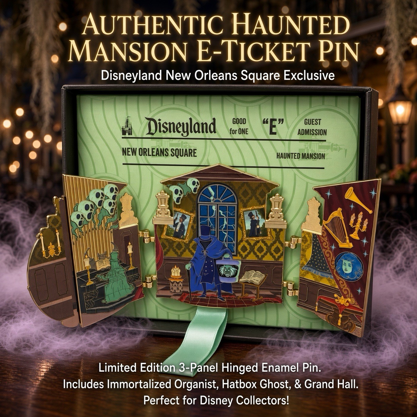 MOG WDI Haunted Mansion Disney Attraction Panoramas Pin LE 400 D23 2026 MOG WDI Haunted Mansion Disney Attraction Panoramas Pin LE 400 D23 2026