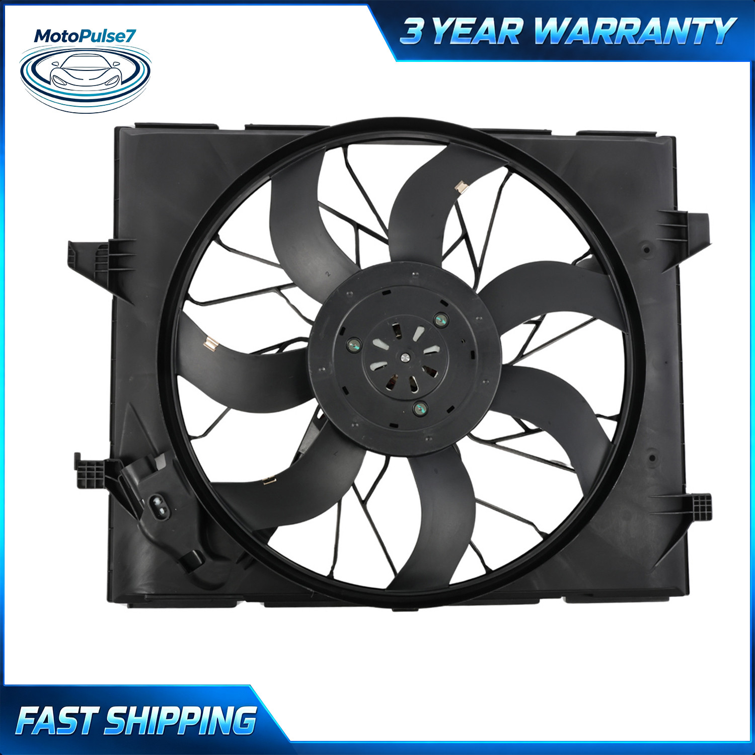 For 2014-2020 Jeep Grand Cherokee Dodge Durango 3.6L Engine Cooling Fan Assembly