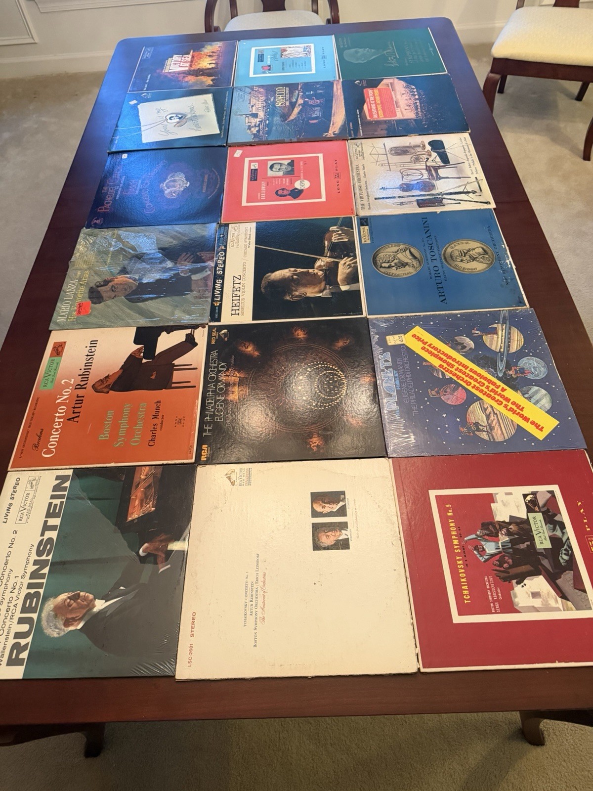 Vintage RCA Victor Red Seal Classical Vinyl LP Lot of 18 Living Stereo Heifetz