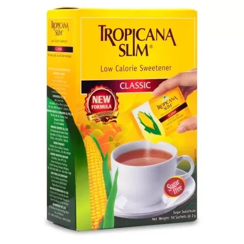 4x Tropicana Slim Low Calorie Sweetener - 200 Sachets 2g