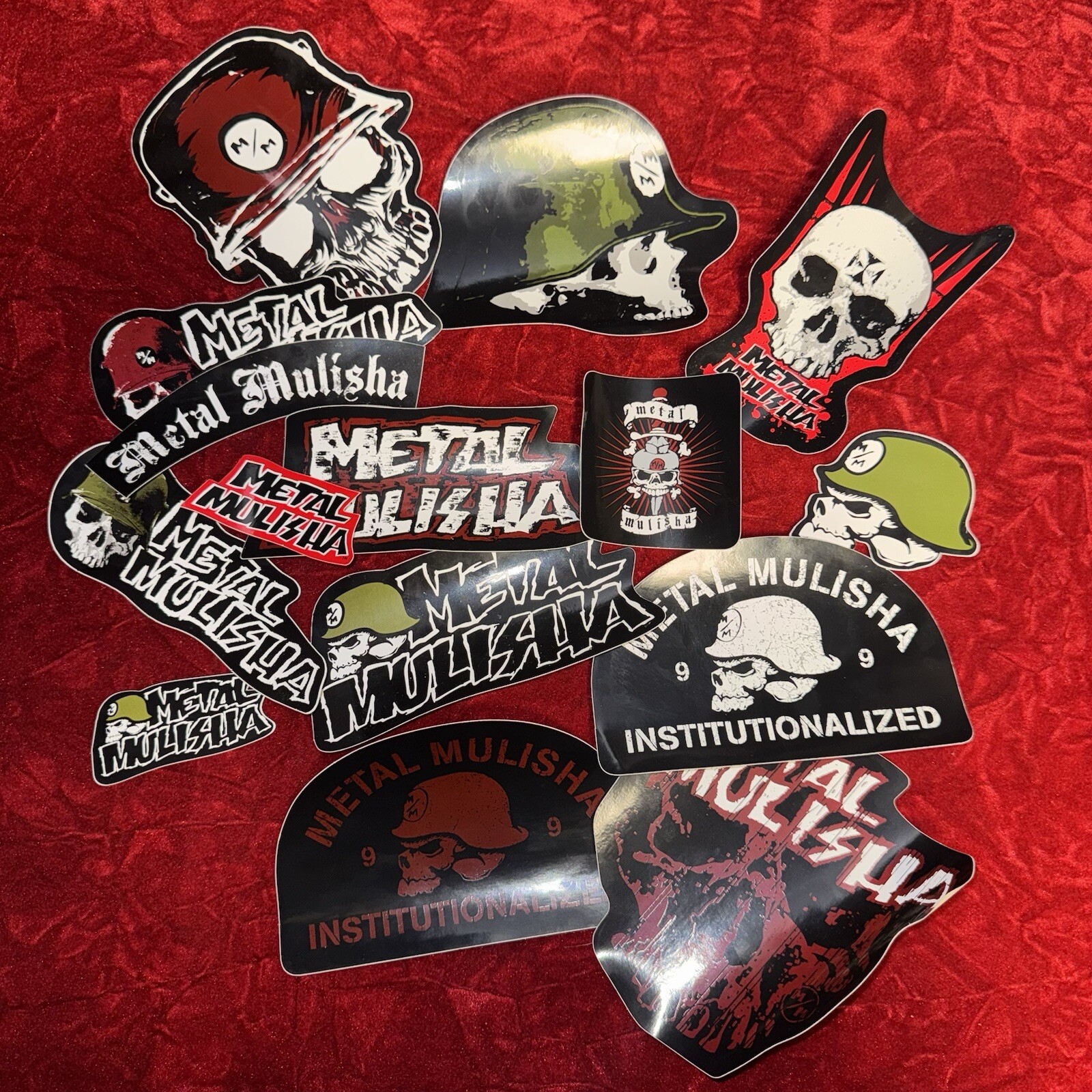 VTG Metal Mulisha Vinyl Sticker Lot of 15