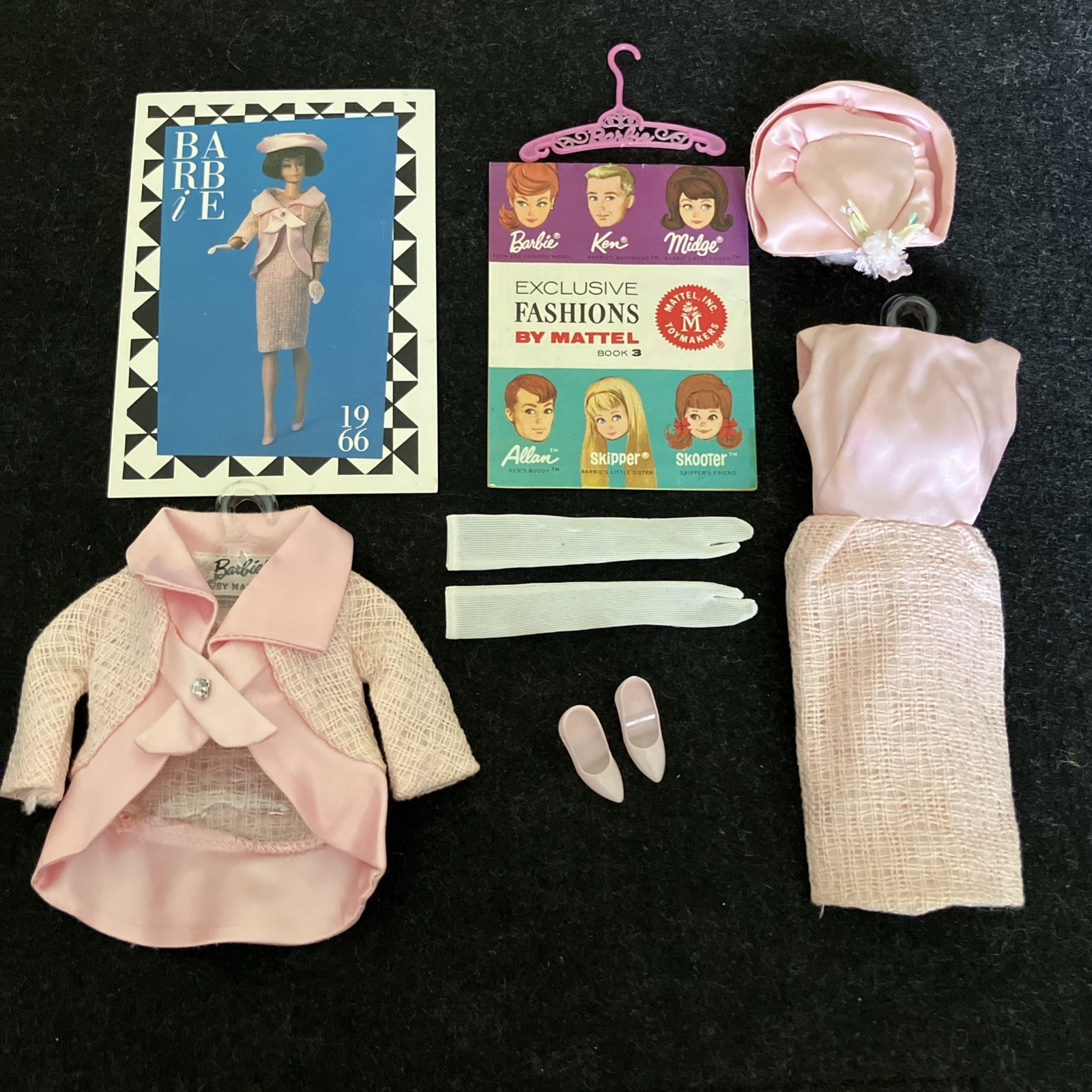Vintage Barbie 1656 Fashion Luncheon COMPLETE Original 1966 Set  MINTY