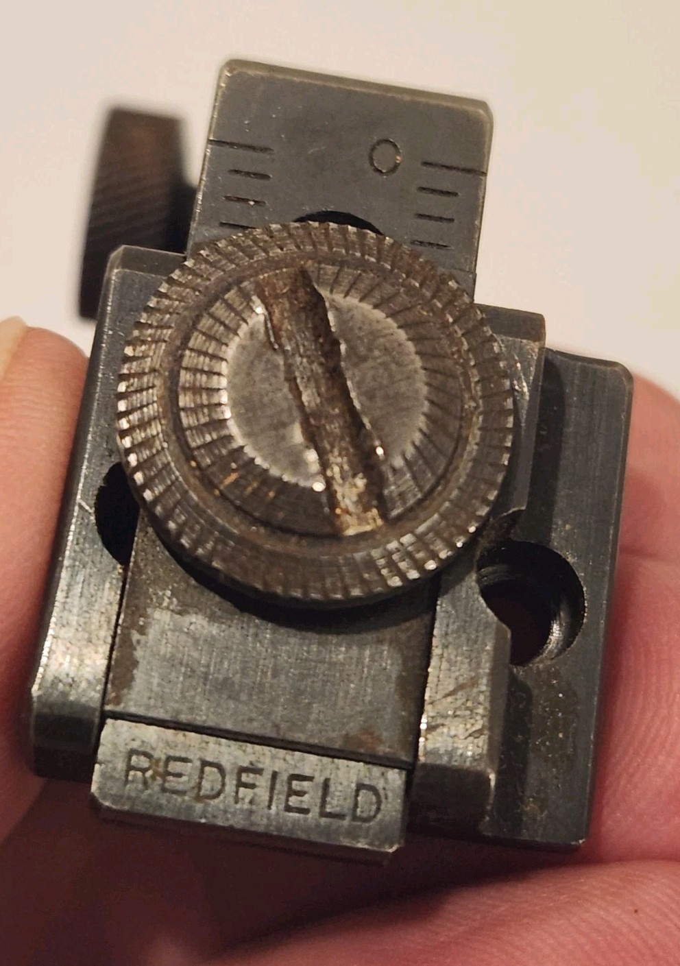 Vintage Redfield Receiver Peep Sight For Rifle Vintage Redfield Receiver Peep Sight For Rifle
