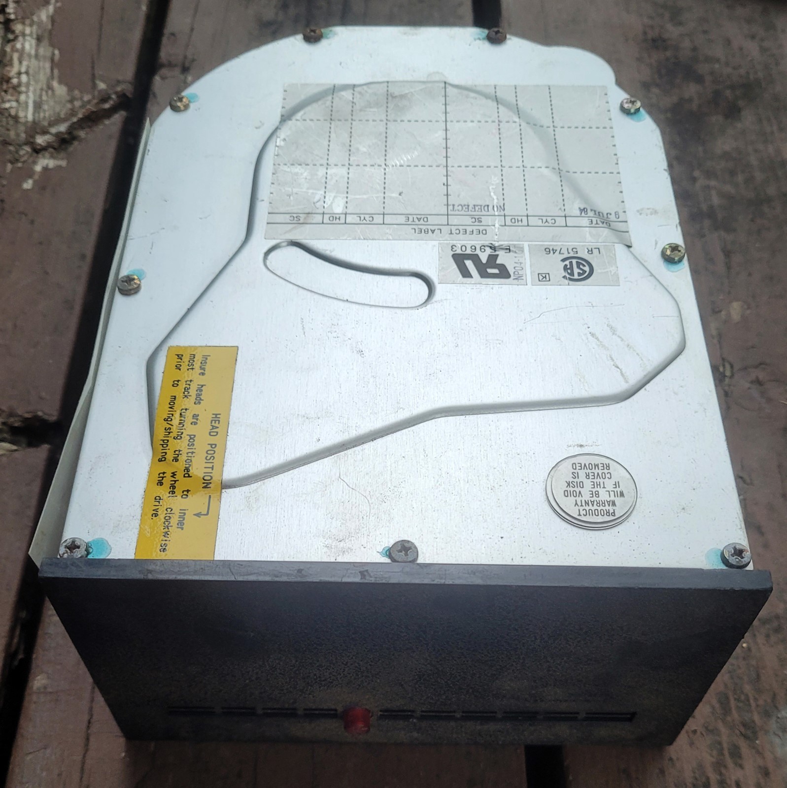 Vintage Burroughs Canada MFM Hard Drive - MRX 322 - Spins up