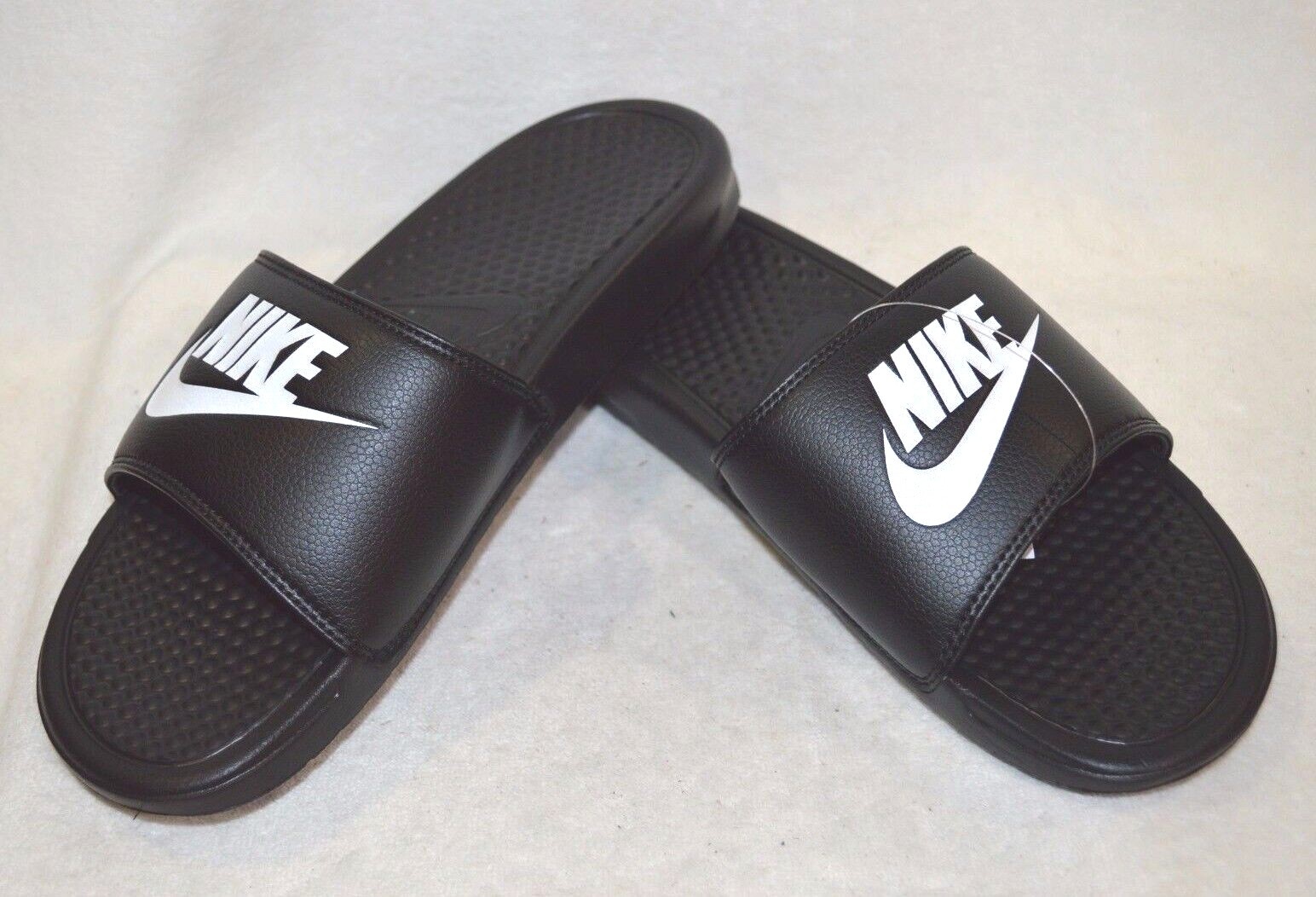 Nike Benassi JDI Black/White Men\'s Slides Sandals - Asst Sizes NWB (343880-090)