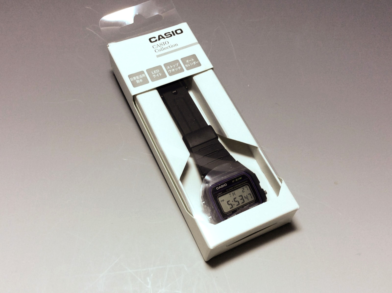 Casio F-91W-1JH Digital Watch / Classic Black / Japan Model / New