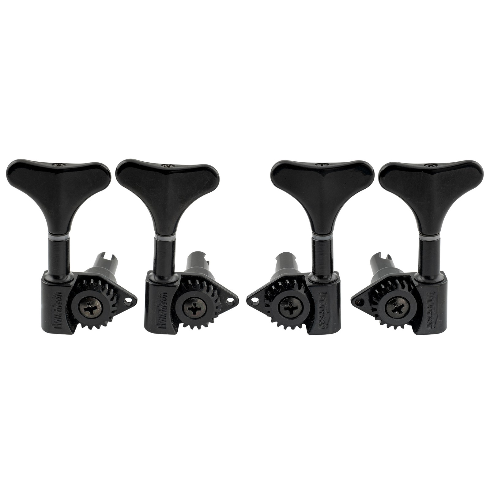 Wilkinson Black 2R2L 20:1 Machine Head Tuning Peg Key Set For Ibanez Style Bass Wilkinson Black 2R2L 20:1 Machine Head Tuning Peg Key Set For Ibanez Style Bass
