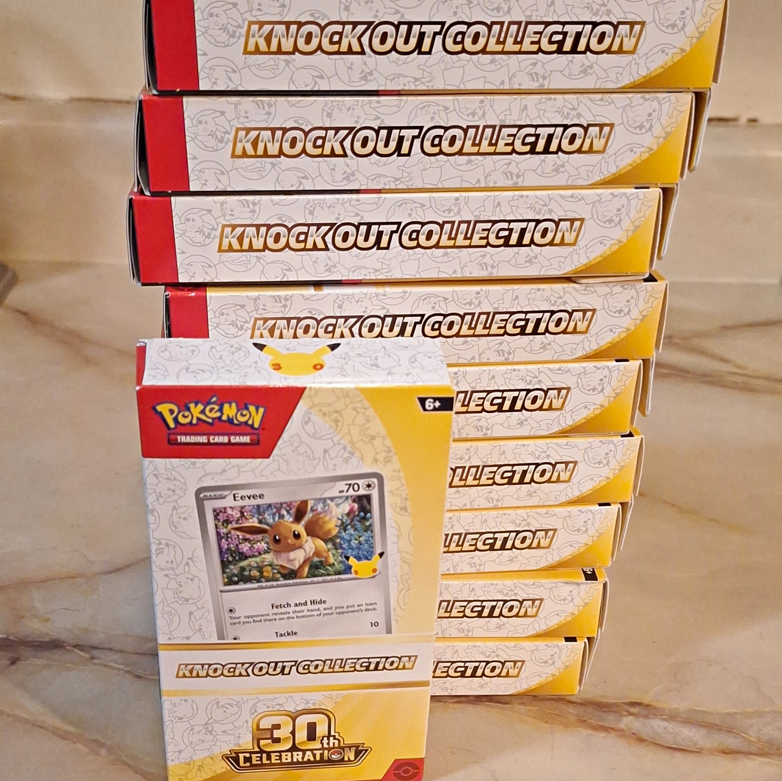 Pokémon Pokémon TCG Knock Out Collection 30th Celebration Eevee Pikachu 10lotbox