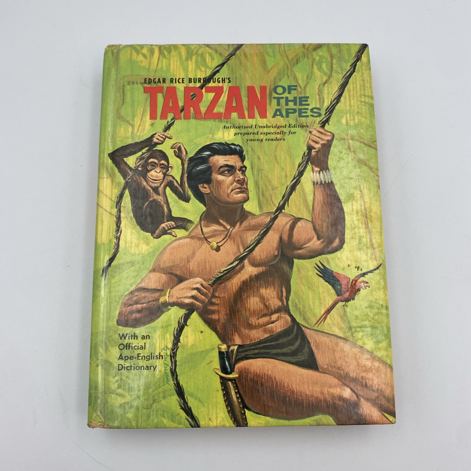 Vintage Tarzan of the Apes HC Book 1964 Whitman Edgar Rice Burroughs Illus. Vintage Tarzan of the Apes HC Book 1964 Whitman Edgar Rice Burroughs Illus.