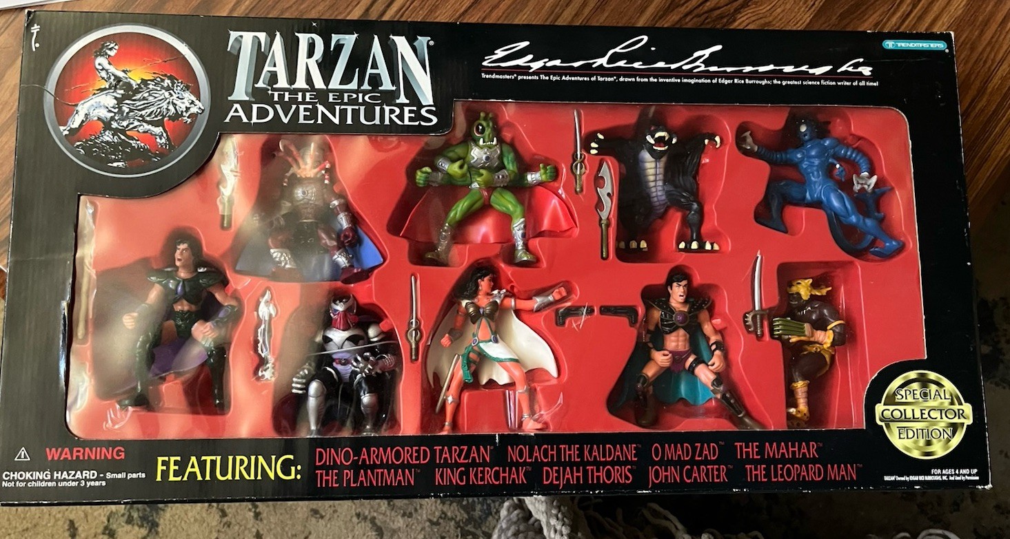 1995 Trendmaster Tarzan The Epic Adventures Special Collector\'s 9 Figures-Sealed 1995 Trendmaster Tarzan The Epic Adventures Special Collector\'s 9 Figures-Sealed