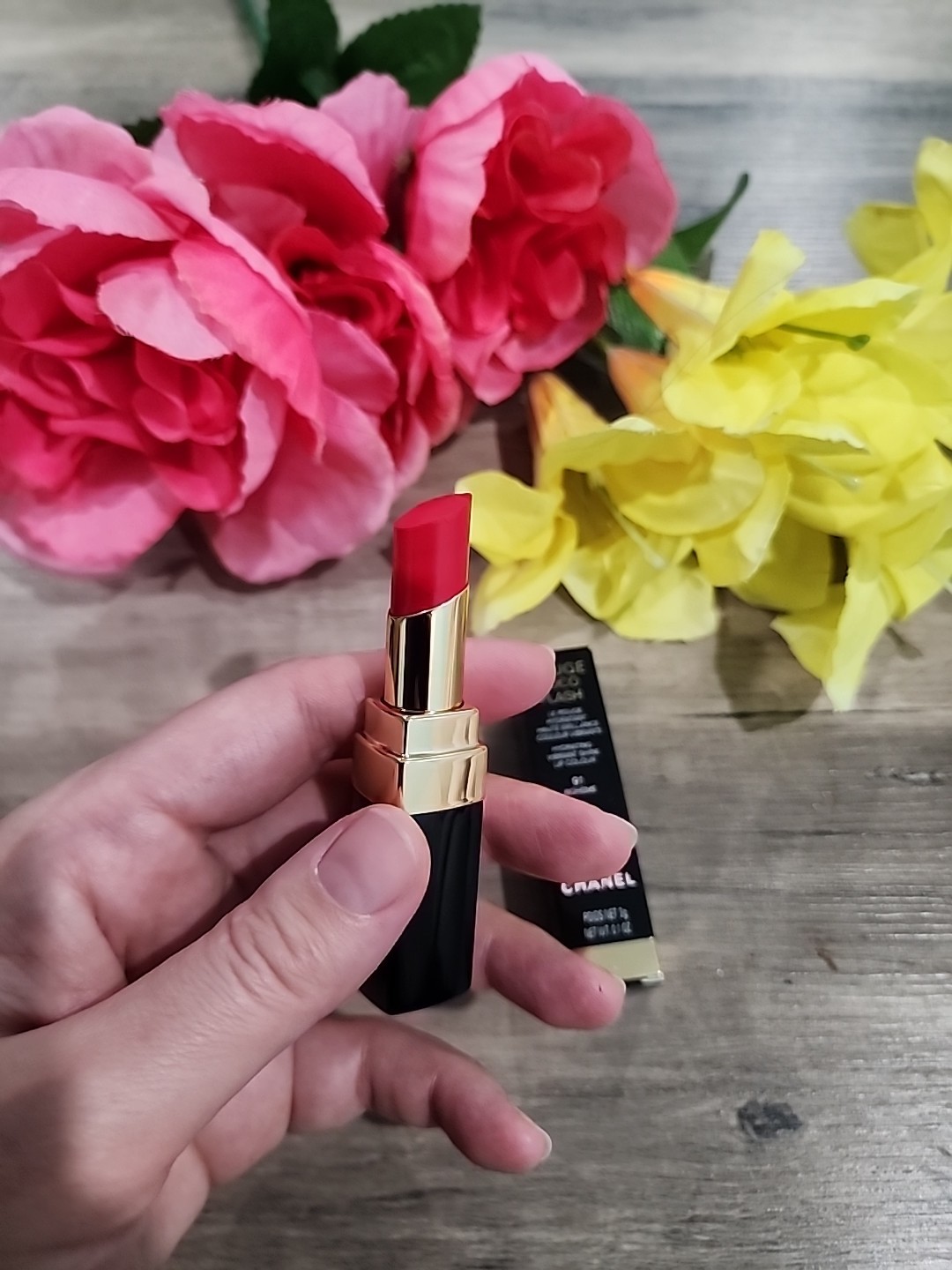 CHANEL ROUGE COCO FLASH Hydrating Vibrant Shine Lip Color #91 Boheme CHANEL ROUGE COCO FLASH Hydrating Vibrant Shine Lip Color #91 Boheme