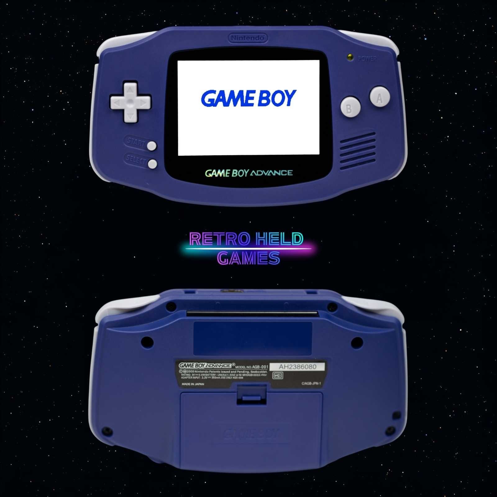 Nintendo Game Boy Advance Console with Backlit Screen IPS V5 GBA CHOOSE COLOR