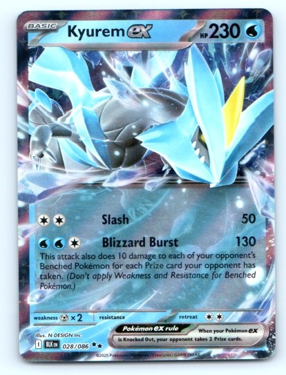 Kyurem ex 028/086 ~ English Near Mint