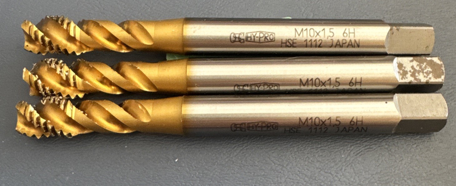OSG/SOSSNER PREMIUM TAPS. HY-PRO HSE-V3 M10x1.5 6H HSE 1112 Made In Japan OSG/SOSSNER PREMIUM TAPS. HY-PRO HSE-V3 M10x1.5 6H HSE 1112 Made In Japan