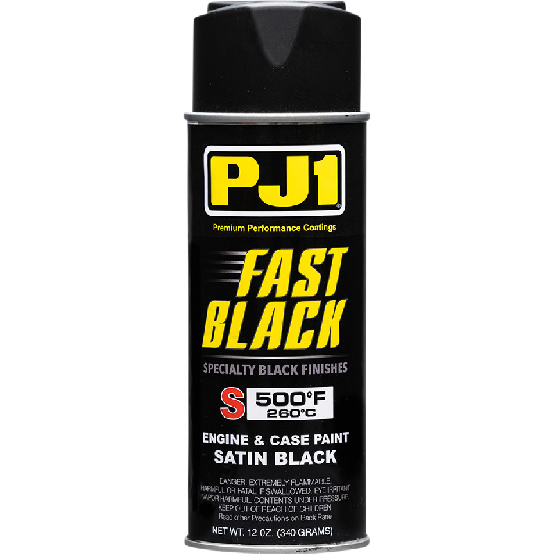 PJ1 VHT 16SAT Fast Black Satin Engine Case Paint 11oz High Temp Exhaust