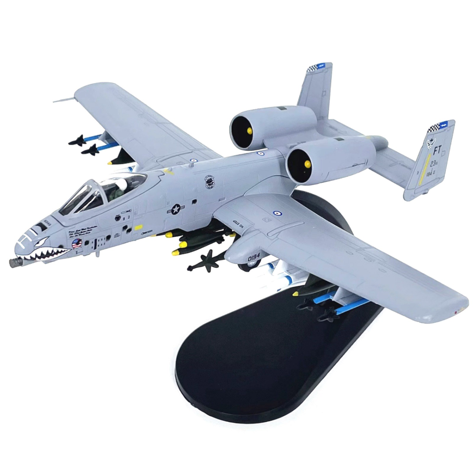 16.5cm 1/100 US A-10A Attack Plane Finished Model Airplane High Restoration