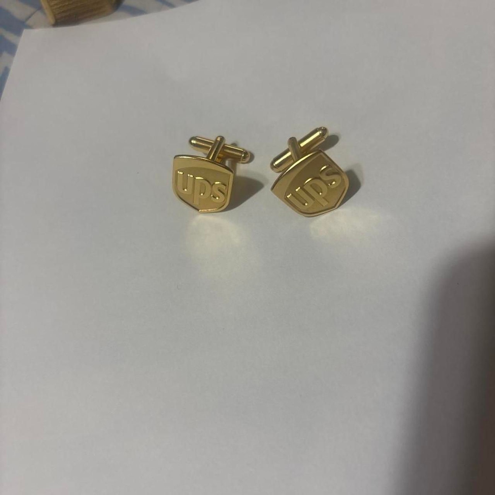 Vintage Gold tone UPS  cufflinks
