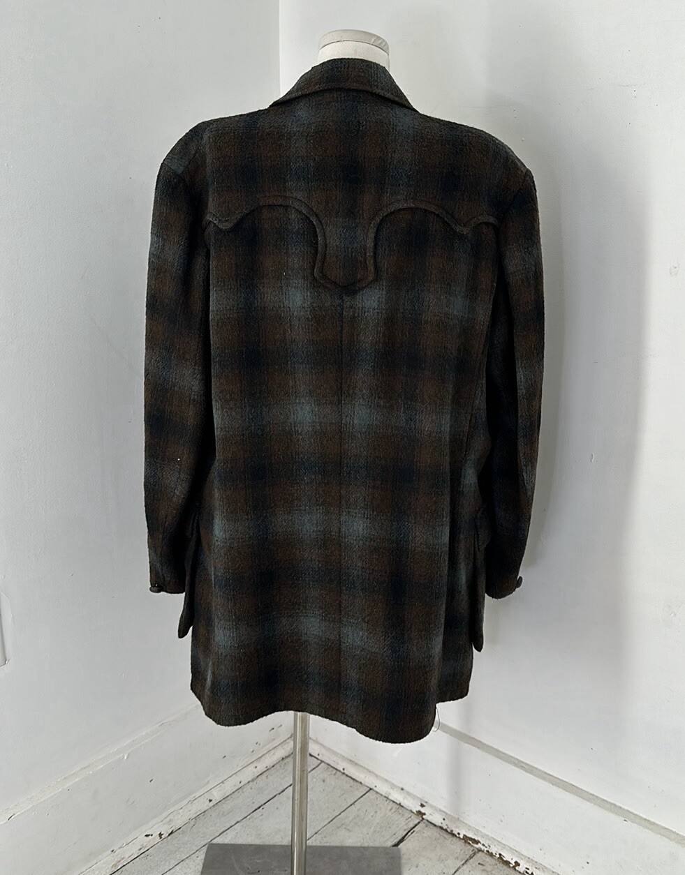 Vintage Land N Lakes Outfitters 1950s Shadow Plaid Wool and Cashmere Jacket Vintage Land N Lakes Outfitters 1950s Shadow Plaid Wool and Cashmere Jacket