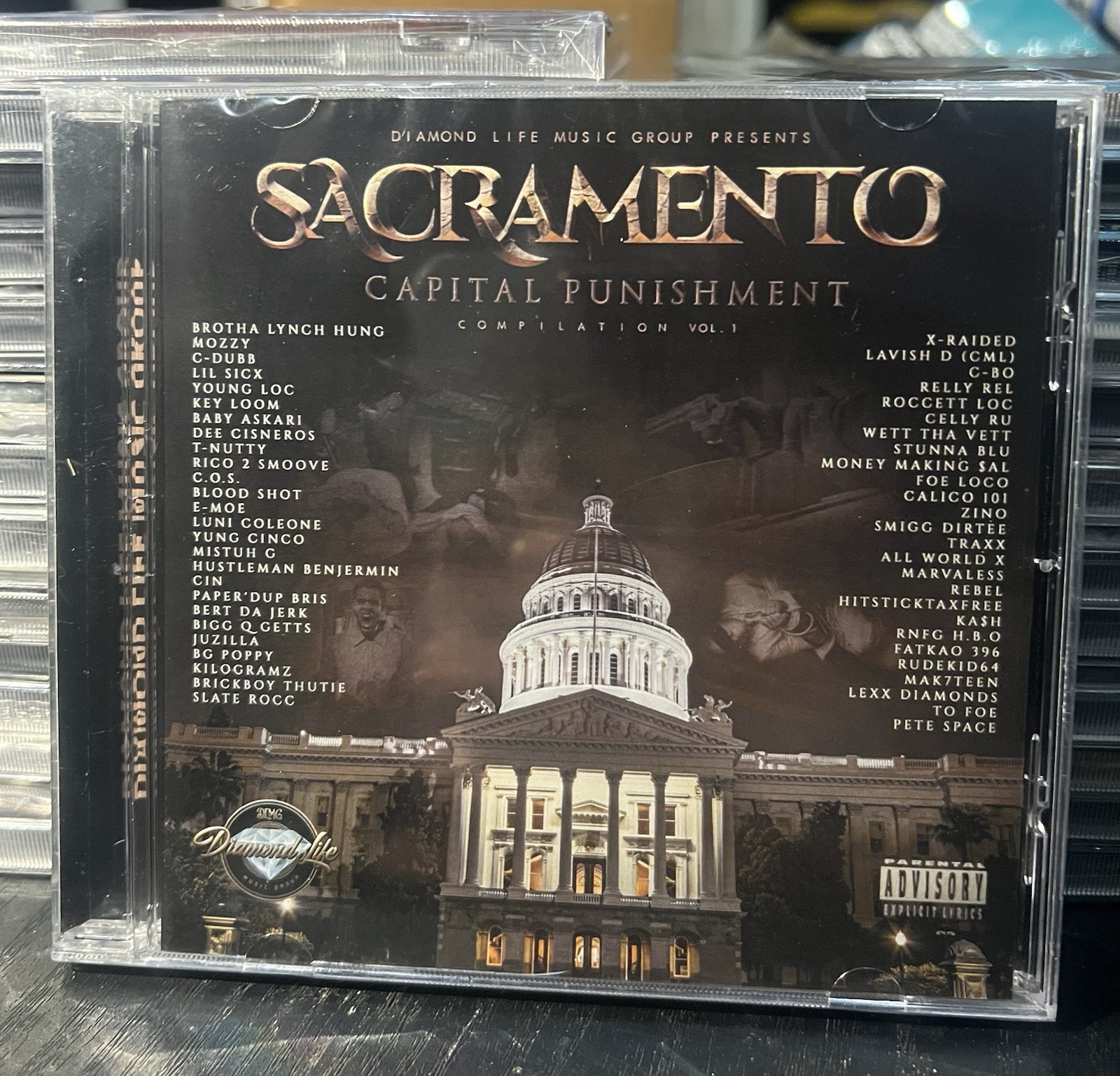 SACRAMENTO CAPITAL PUNISHMENT COMPILATION VOL. 1 - CD SACRAMENTO RAP NEW SEALED