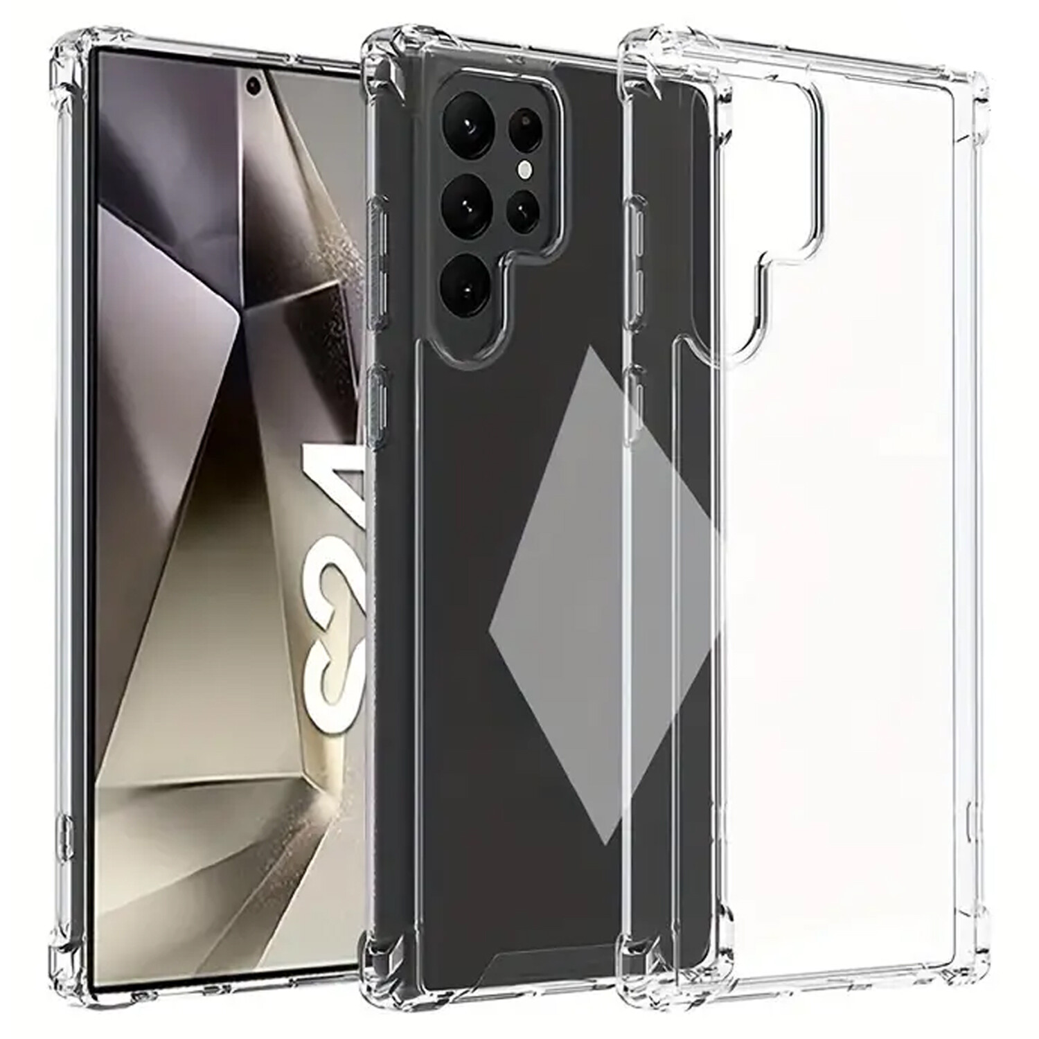 Shockproof Clear Case Cover For Samsung Galaxy S25 Ultra S24+ S23 S22 S21 Plus
