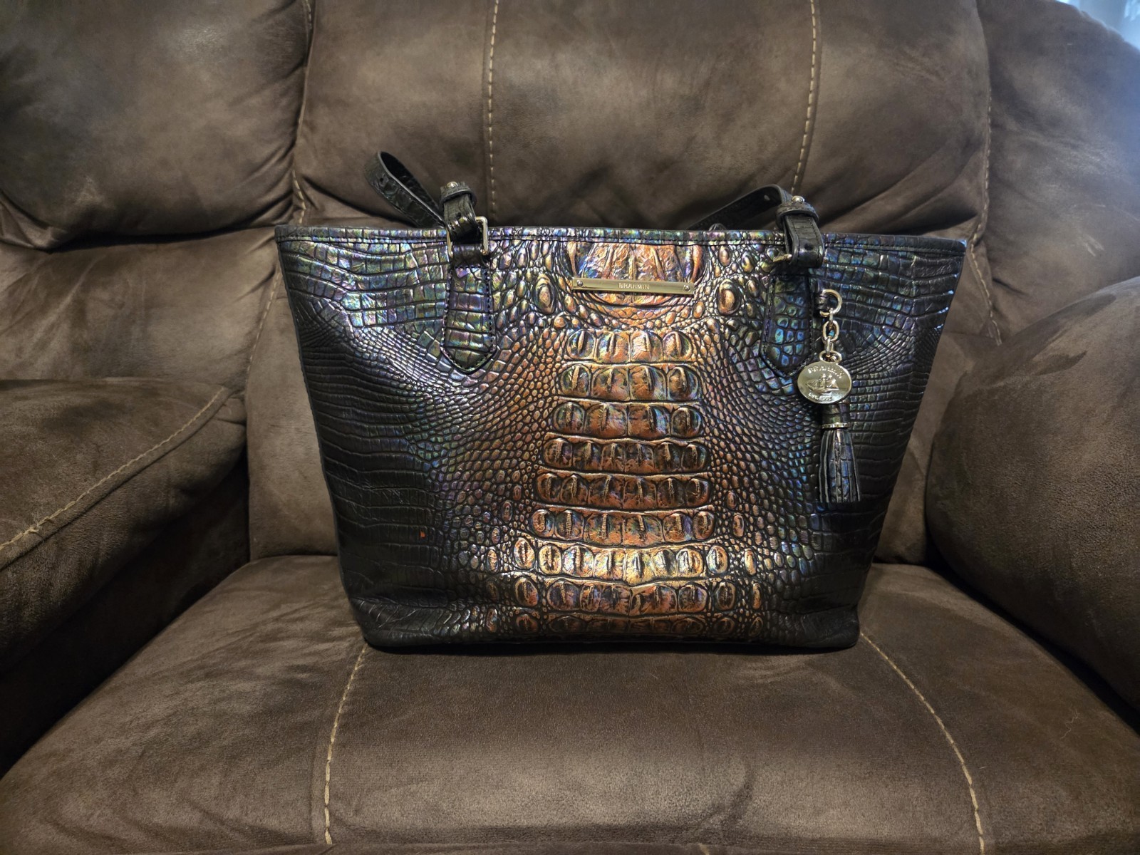 Brahmin Black Pearl Medium Asher Brahmin Black Pearl Medium Asher