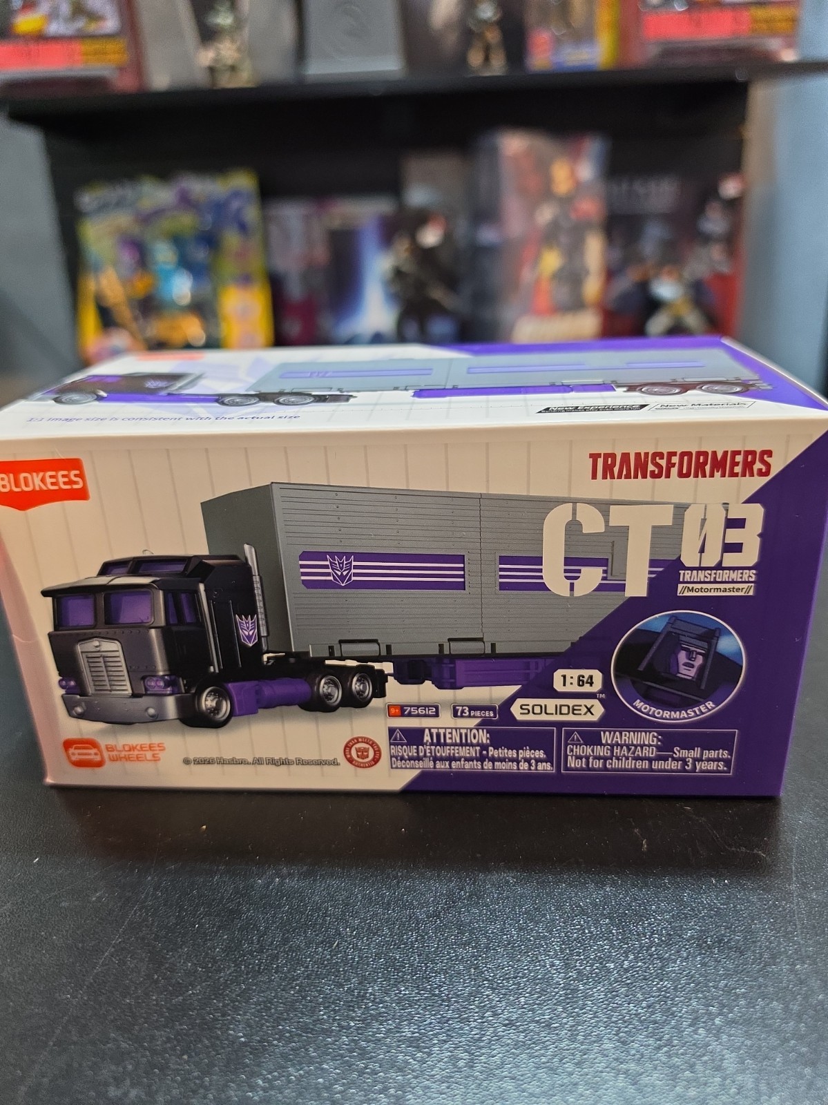 Blokees Wheels: Transformers CT02 SG Optimus Prime (Purple/Black) by Blokees