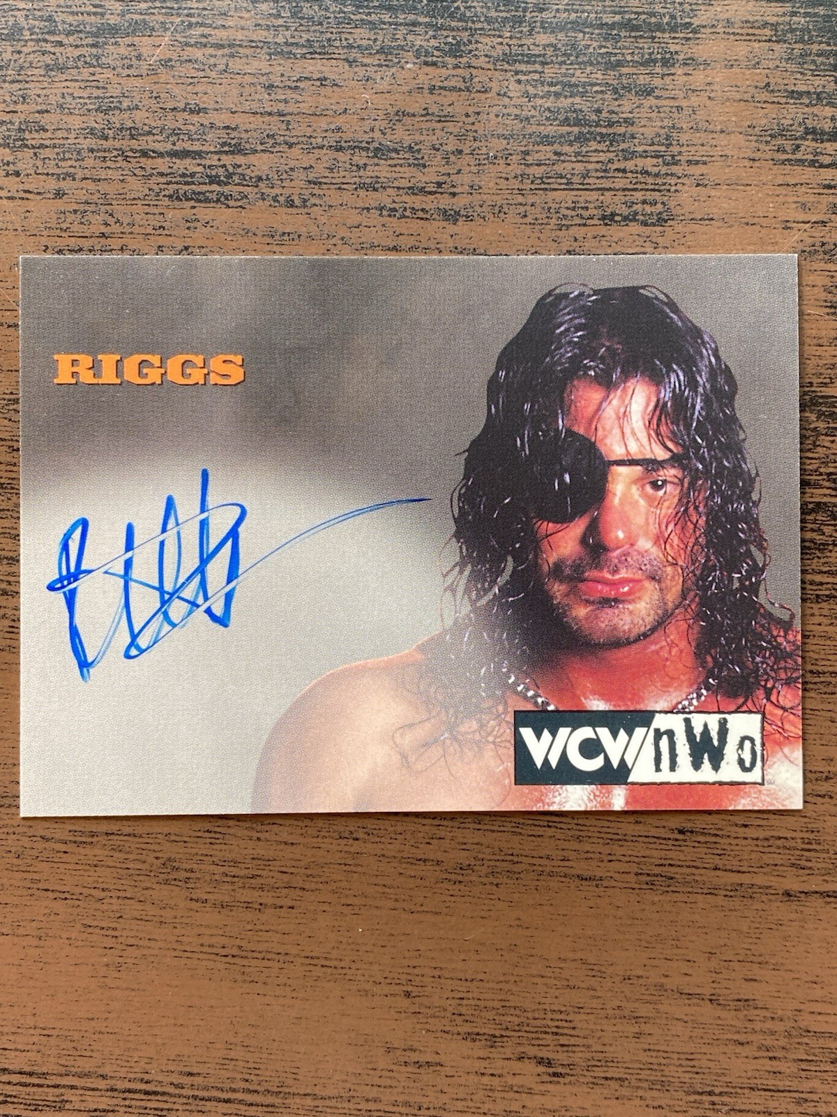 1998 Topps WCW/nWo - Riggs - Authentic Signature On-Card, Near Mint / Mint 1998 Topps WCW/nWo - Riggs - Authentic Signature On-Card, Near Mint / Mint