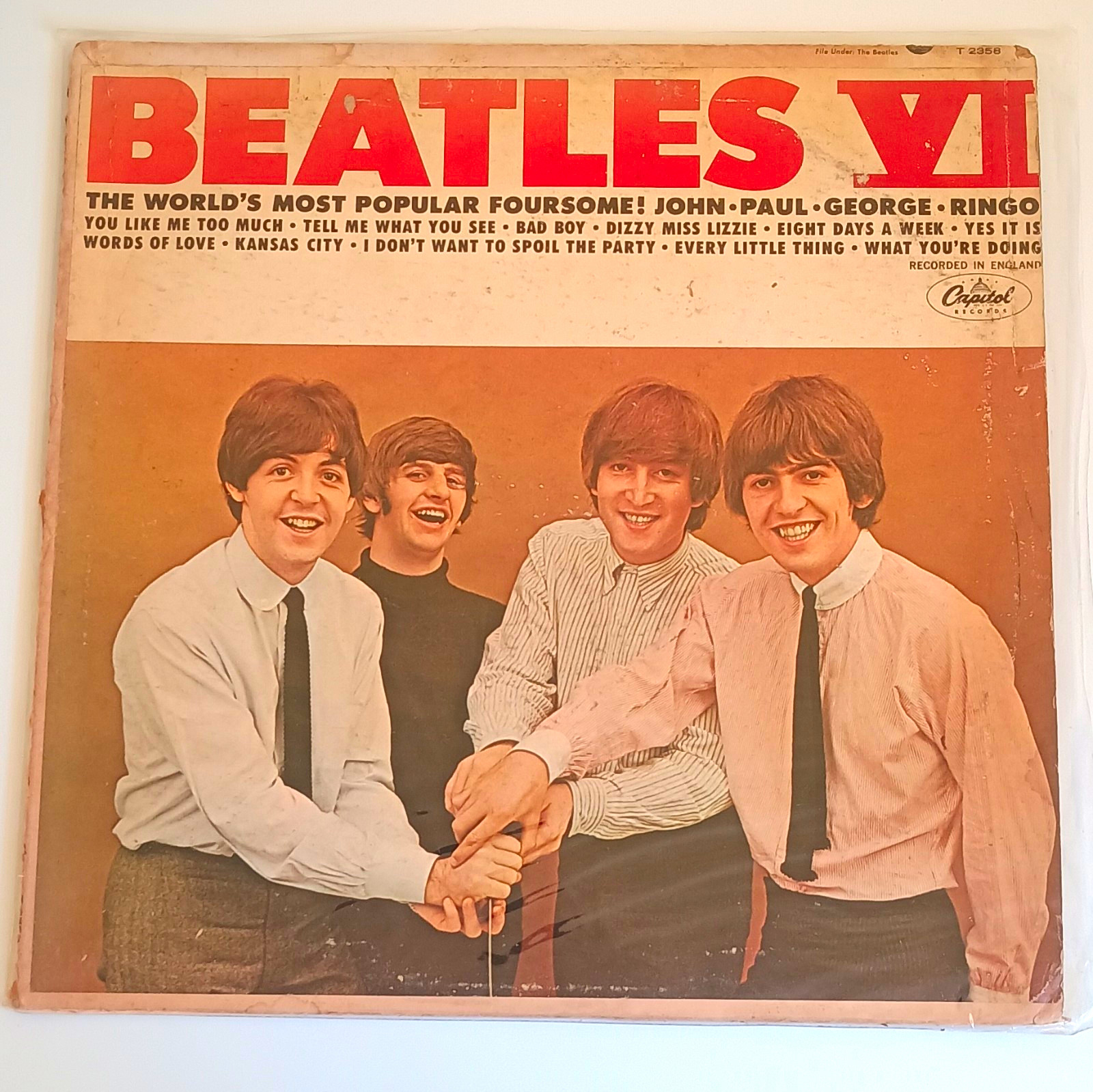 FIRST PRESS The Beatles Beatles VI Capitol Records  1965 12