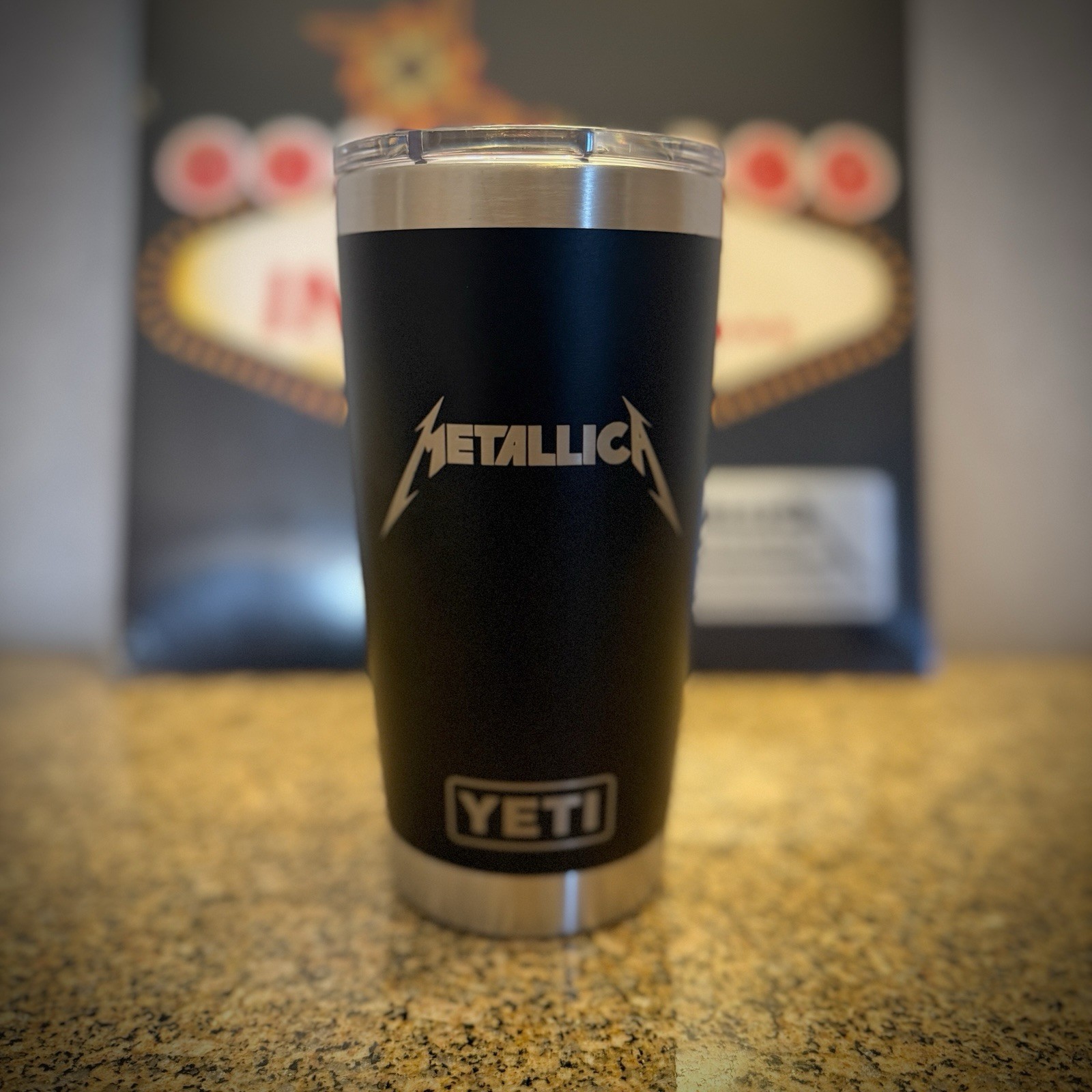 OFFICIAL Metallica Yeti Rambler SPHERE Las Vegas LIFE BURNS FASTER Oct 8 OFFICIAL Metallica Yeti Rambler SPHERE Las Vegas LIFE BURNS FASTER Oct 8
